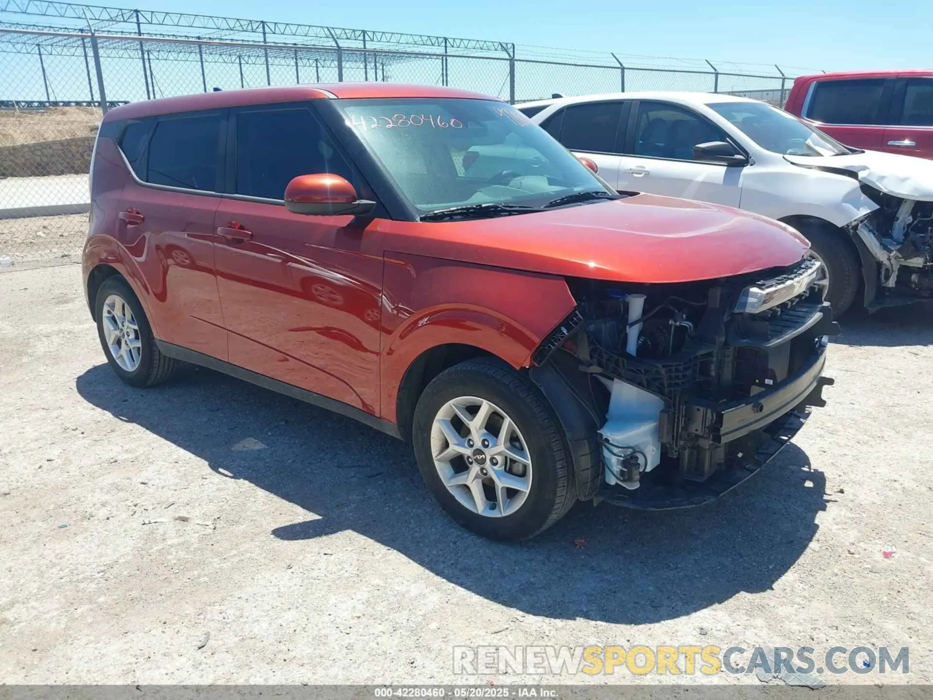 1 Photograph of a damaged car KNDJ23AU2P7188586 KIA SOUL 2023