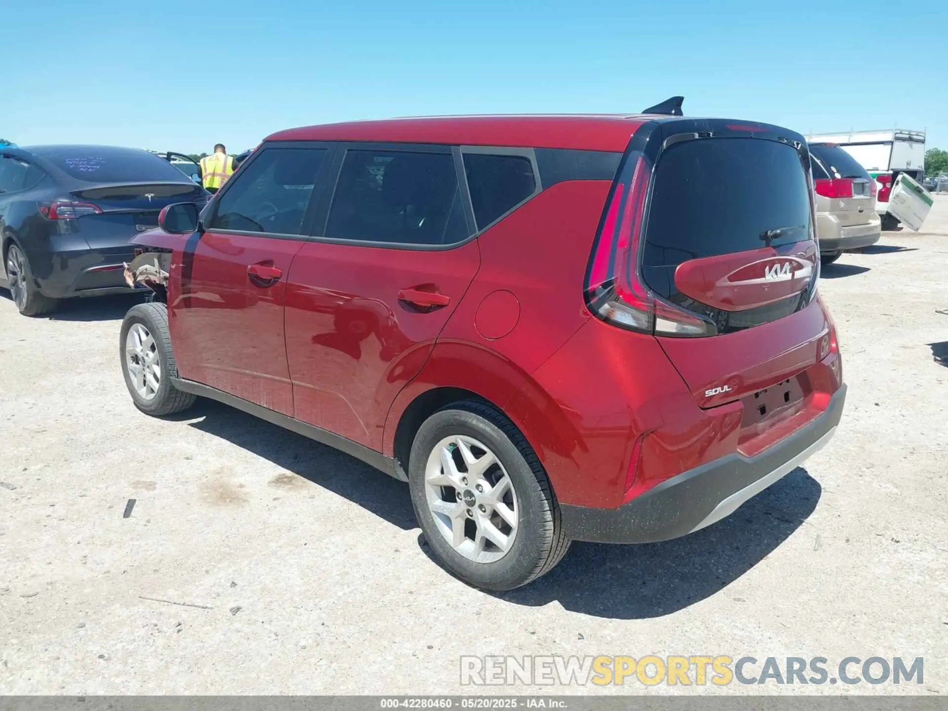 3 Photograph of a damaged car KNDJ23AU2P7188586 KIA SOUL 2023
