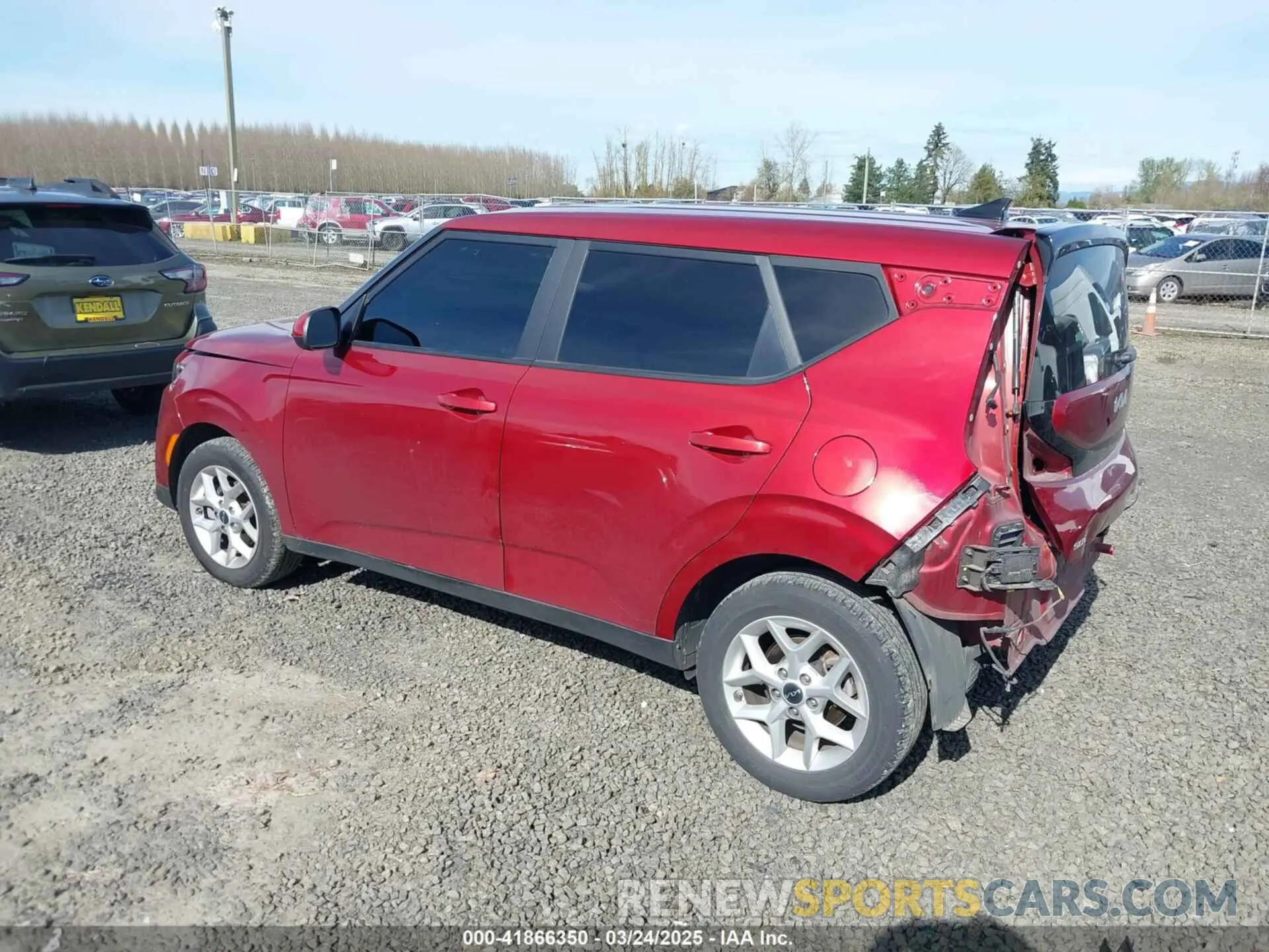 3 Photograph of a damaged car KNDJ23AU2P7190421 KIA SOUL 2023