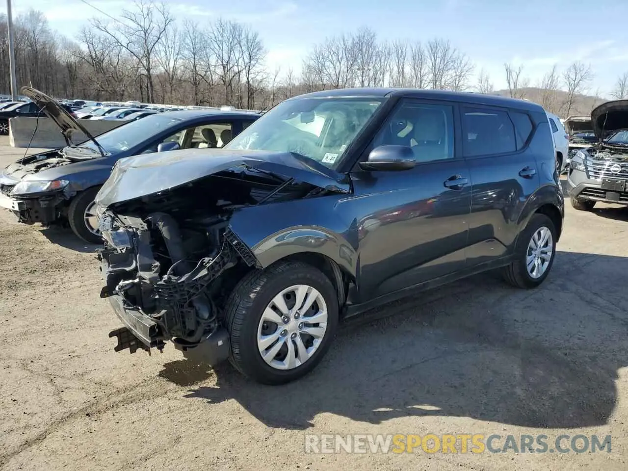 1 Photograph of a damaged car KNDJ23AU2P7191732 KIA SOUL 2023