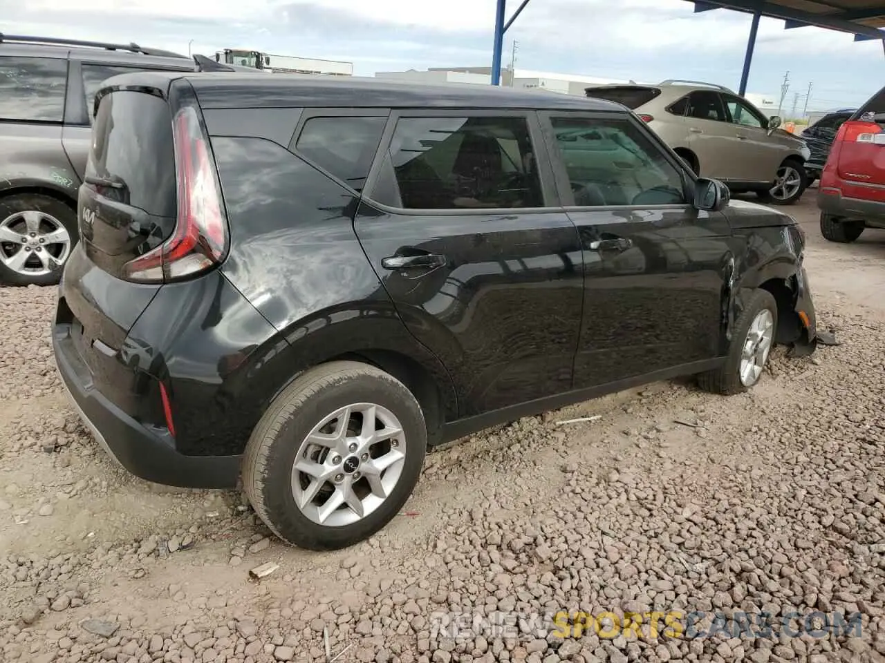 3 Photograph of a damaged car KNDJ23AU2P7868424 KIA SOUL 2023