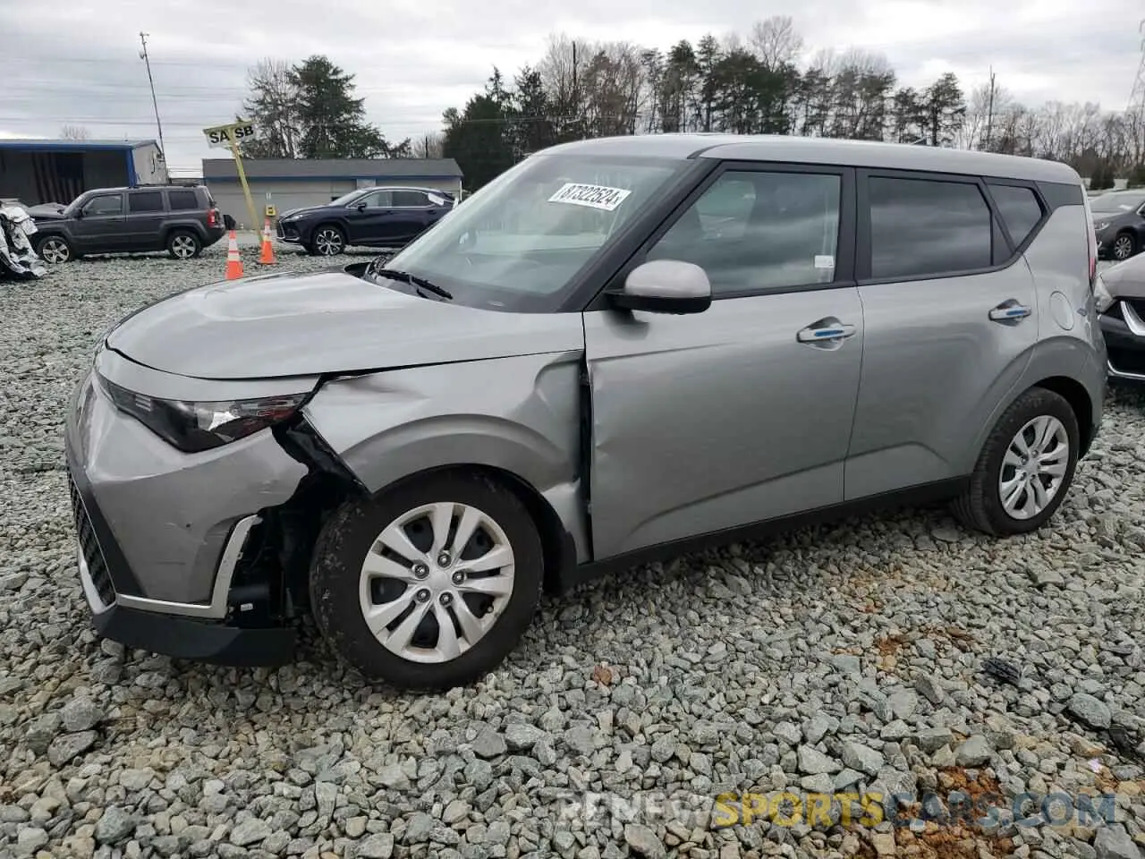 1 Photograph of a damaged car KNDJ23AU3P7895535 KIA SOUL 2023