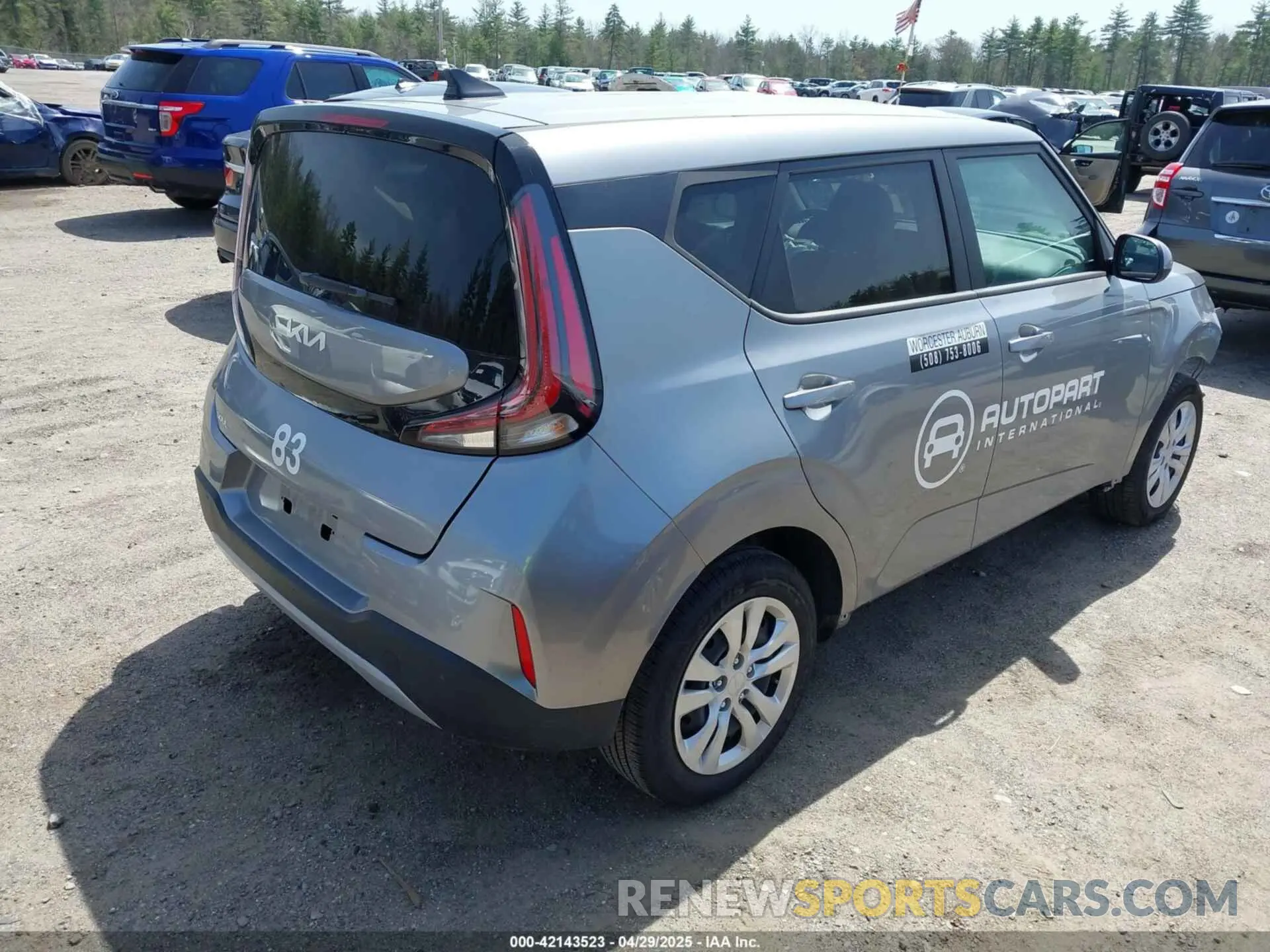 4 Фотография поврежденного автомобиля KNDJ23AU5P7891308 KIA SOUL 2023