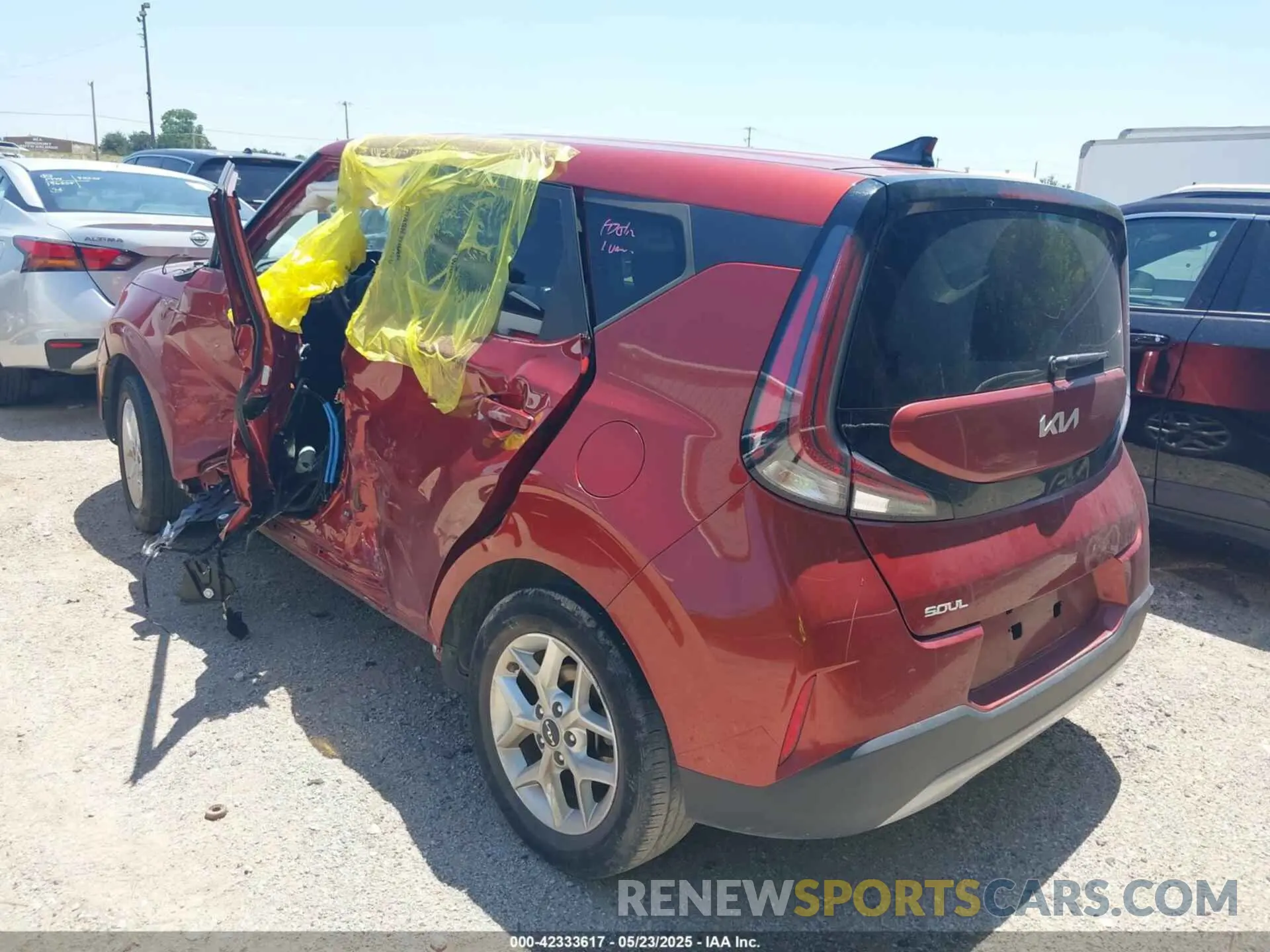 3 Photograph of a damaged car KNDJ23AU7P7881217 KIA SOUL 2023