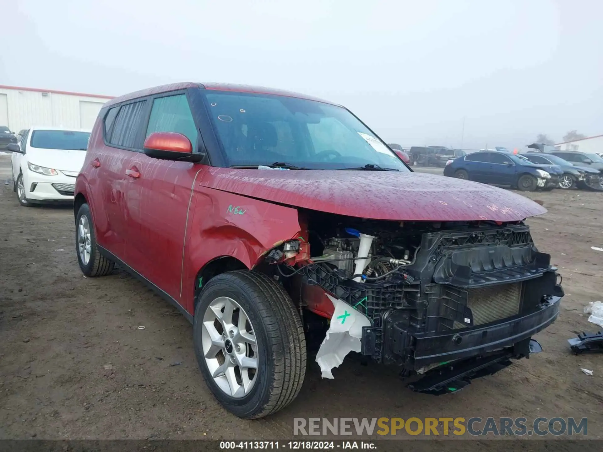 1 Photograph of a damaged car KNDJ23AU9P7855671 KIA SOUL 2023