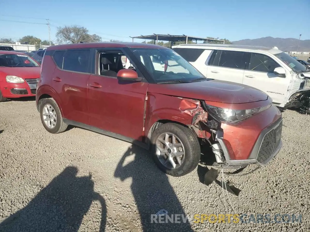 4 Фотография поврежденного автомобиля KNDJ23AUXP7189405 KIA SOUL 2023