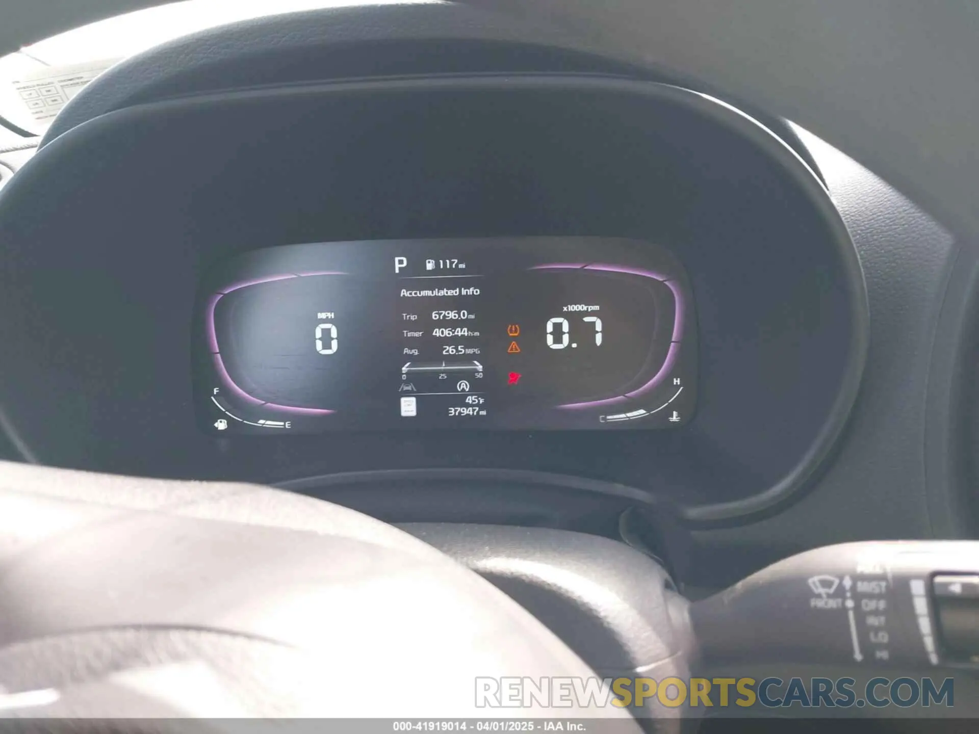 7 Фотография поврежденного автомобиля KNDJ23AUXP7876223 KIA SOUL 2023