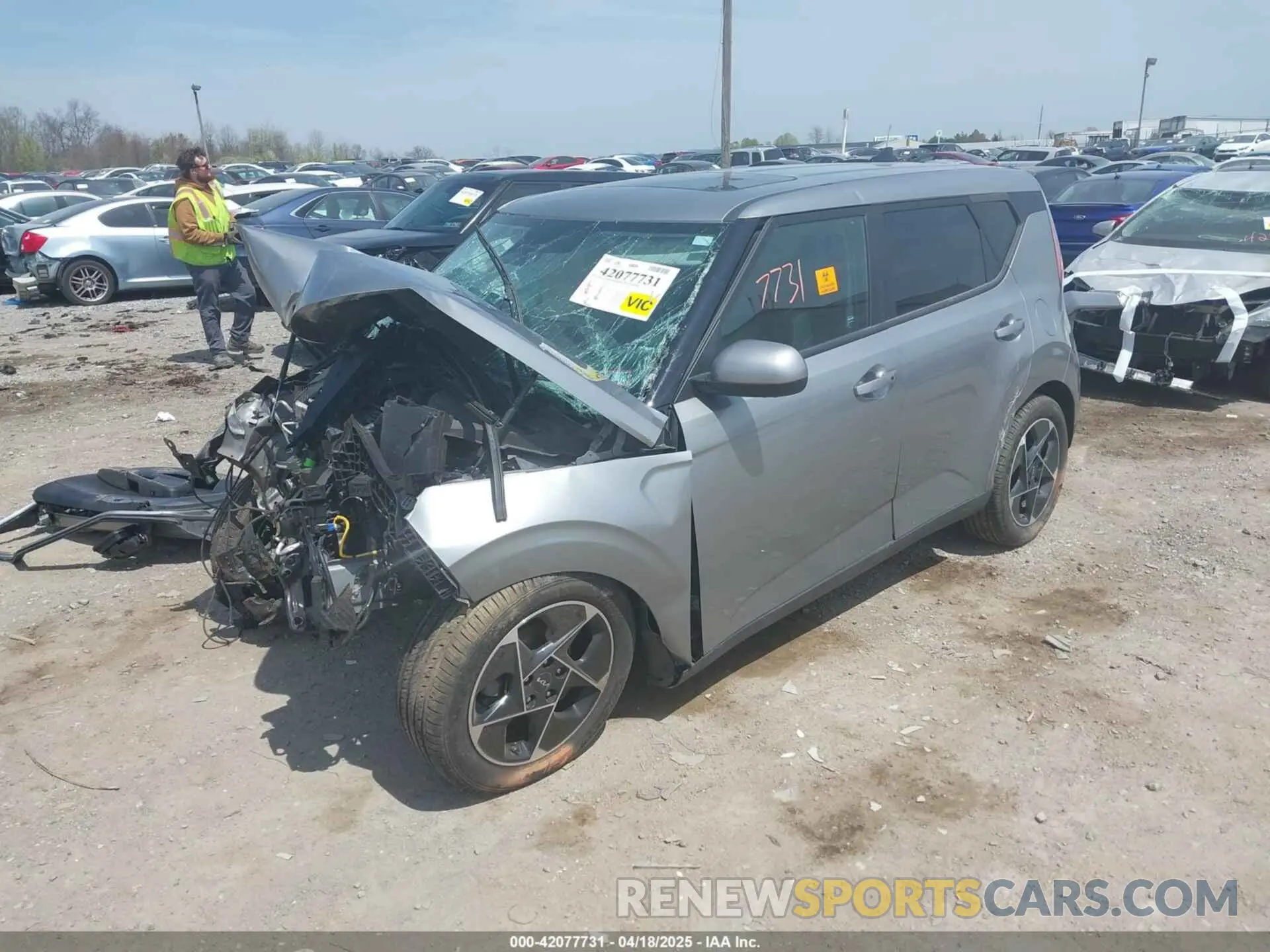2 Photograph of a damaged car KNDJ33AU4P7866056 KIA SOUL 2023