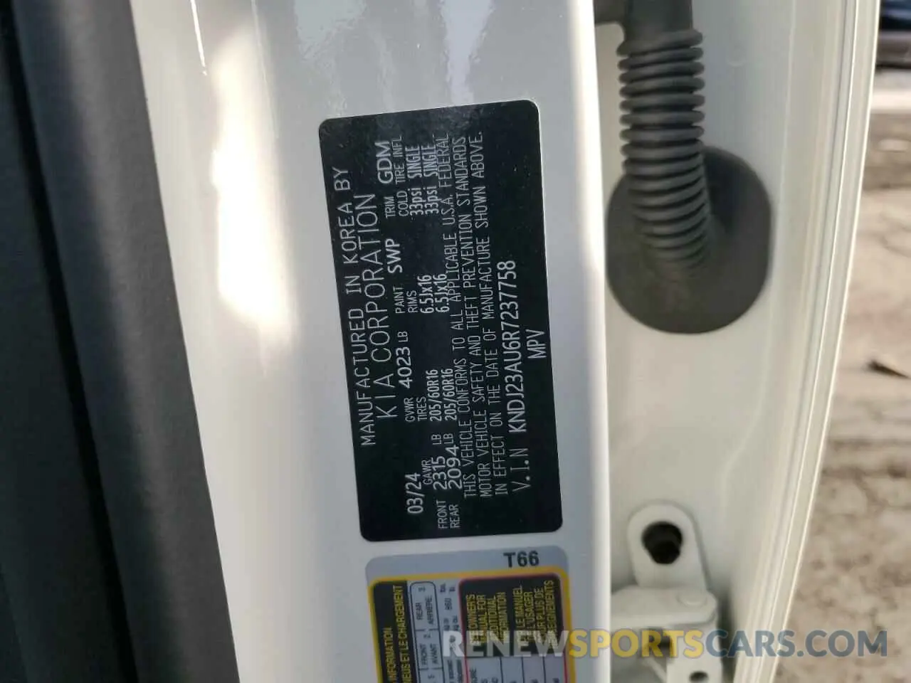 14 Photograph of a damaged car KNDJ23AU6R7237758 KIA SOUL 2024