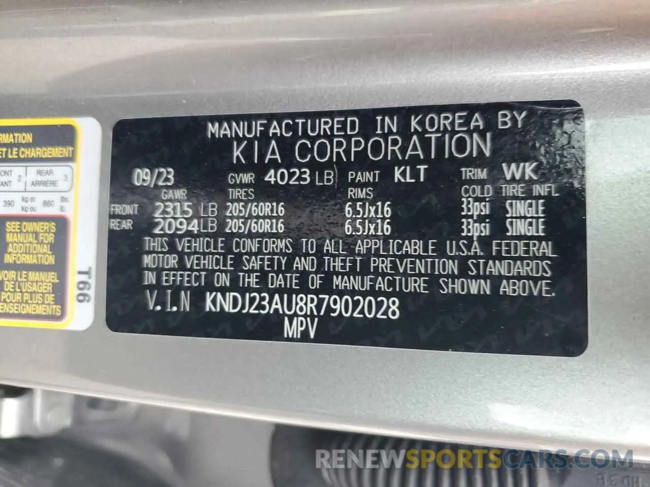 13 Photograph of a damaged car KNDJ23AU8R7902028 KIA SOUL 2024