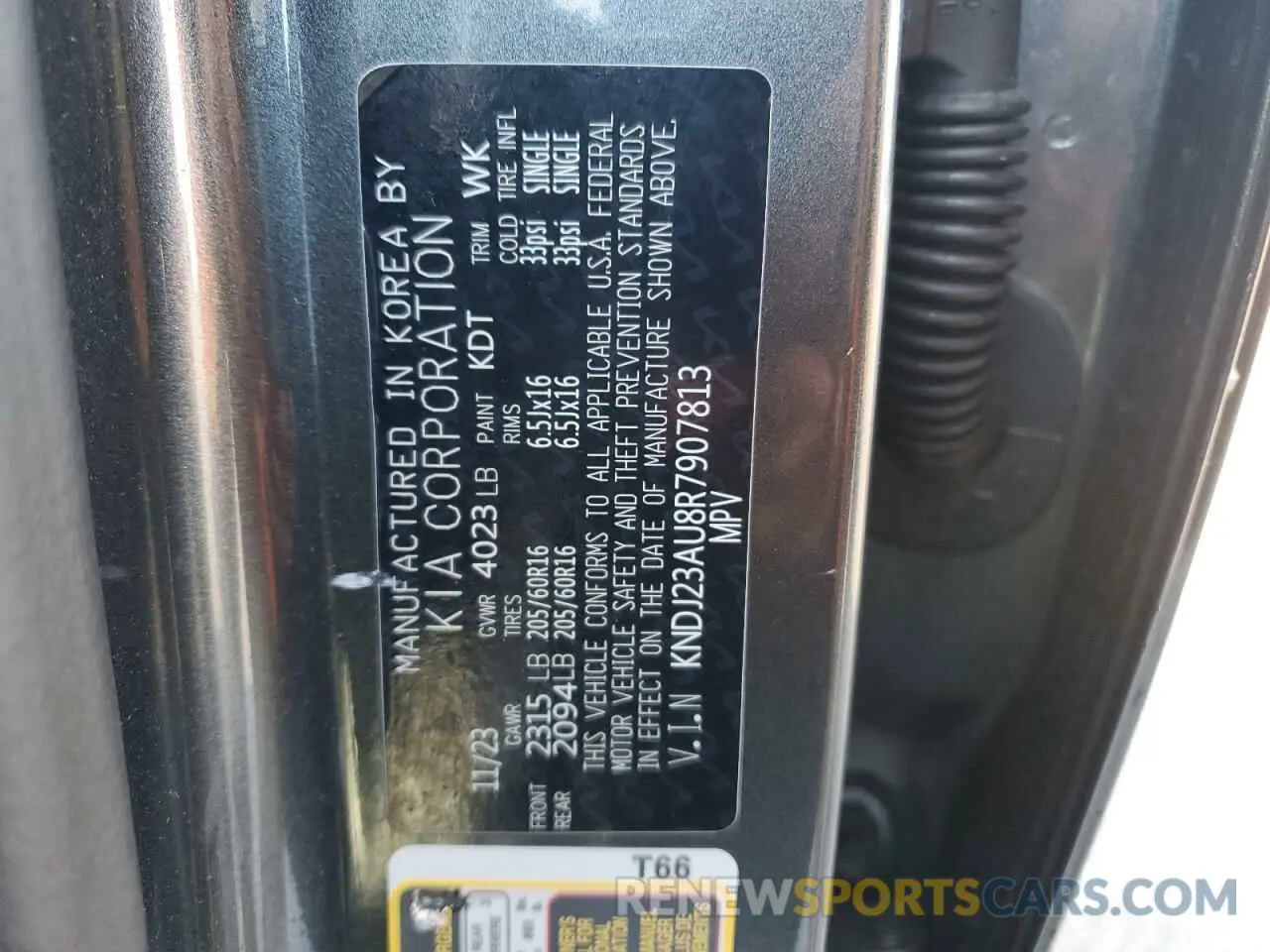 12 Photograph of a damaged car KNDJ23AU8R7907813 KIA SOUL 2024
