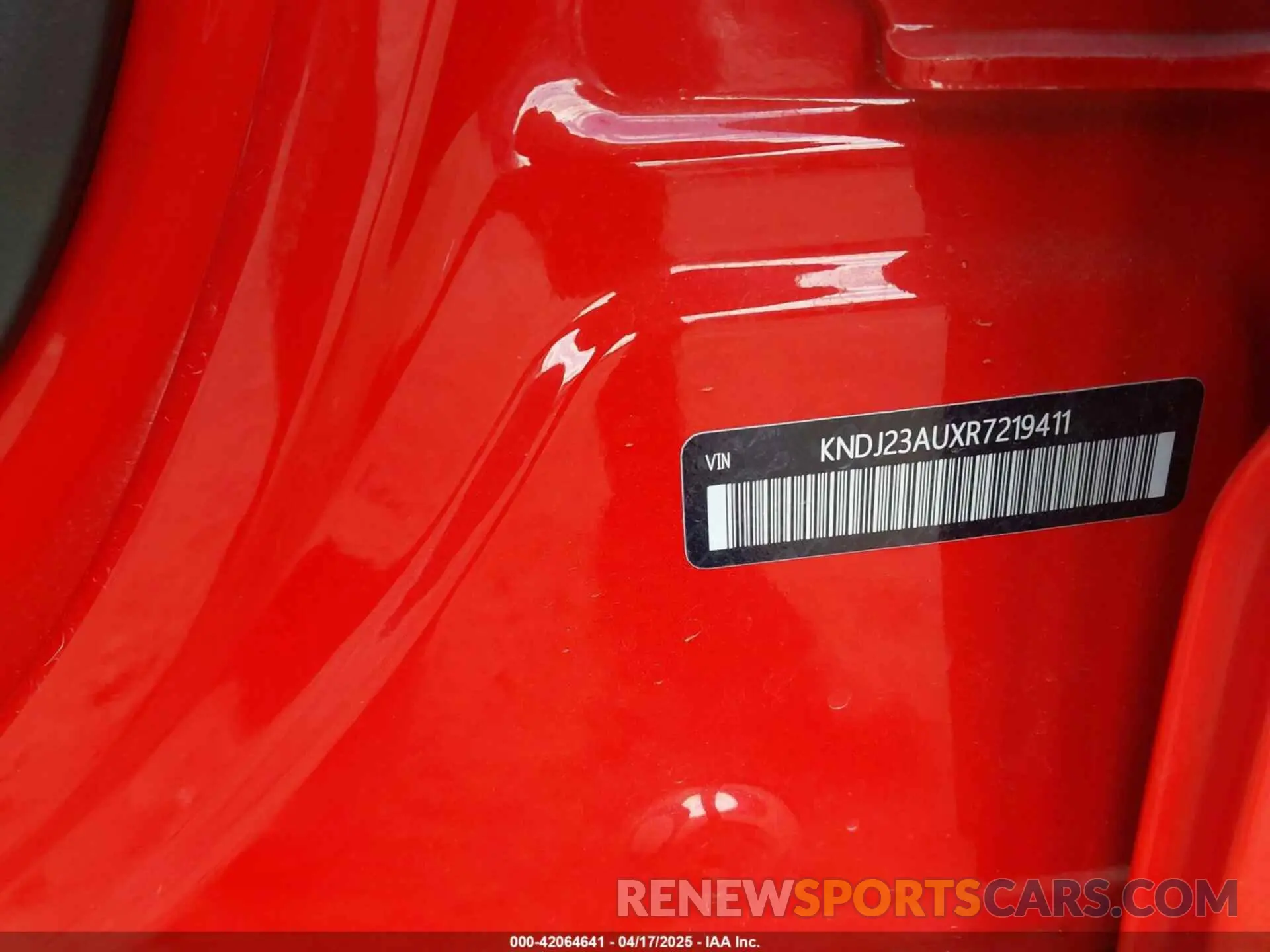 9 Photograph of a damaged car KNDJ23AUXR7219411 KIA SOUL 2024