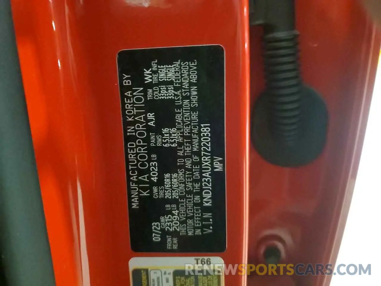 13 Фотография поврежденного автомобиля KNDJ23AUXR7220381 KIA SOUL 2024