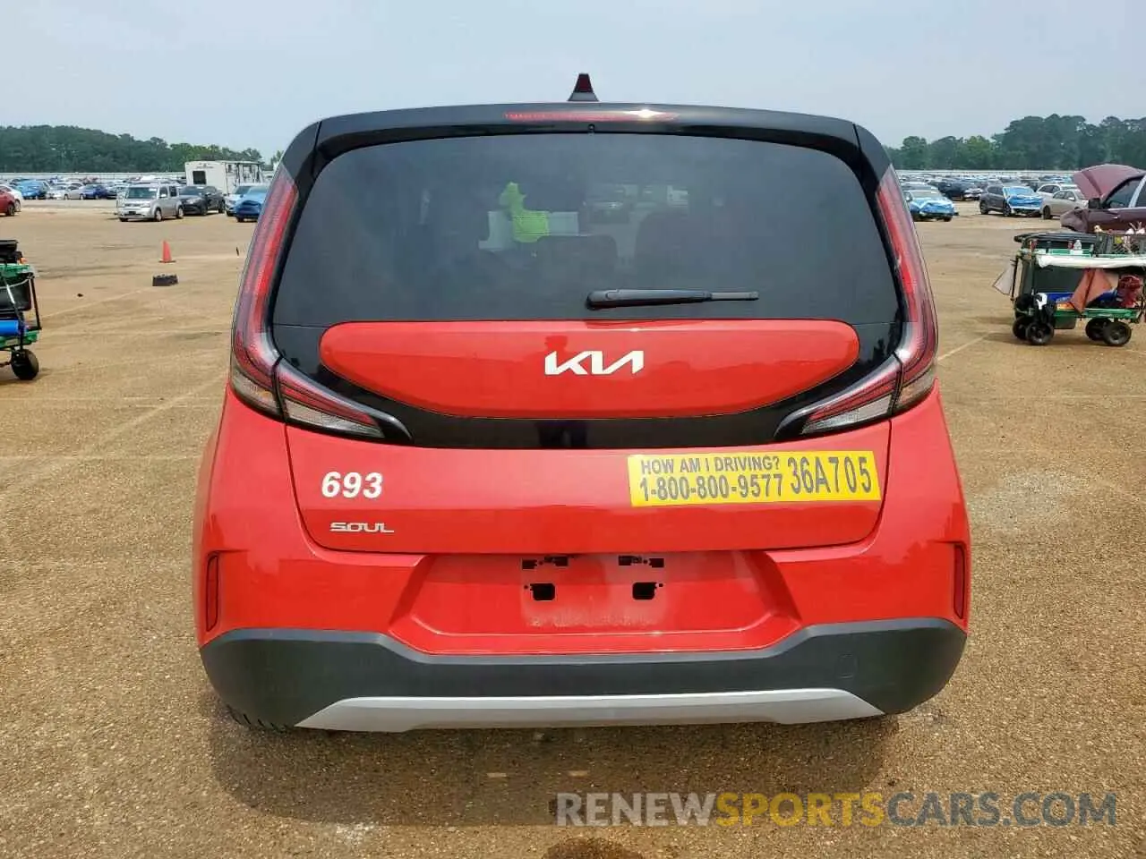 6 Photograph of a damaged car KNDJ23AUXR7225287 KIA SOUL 2024