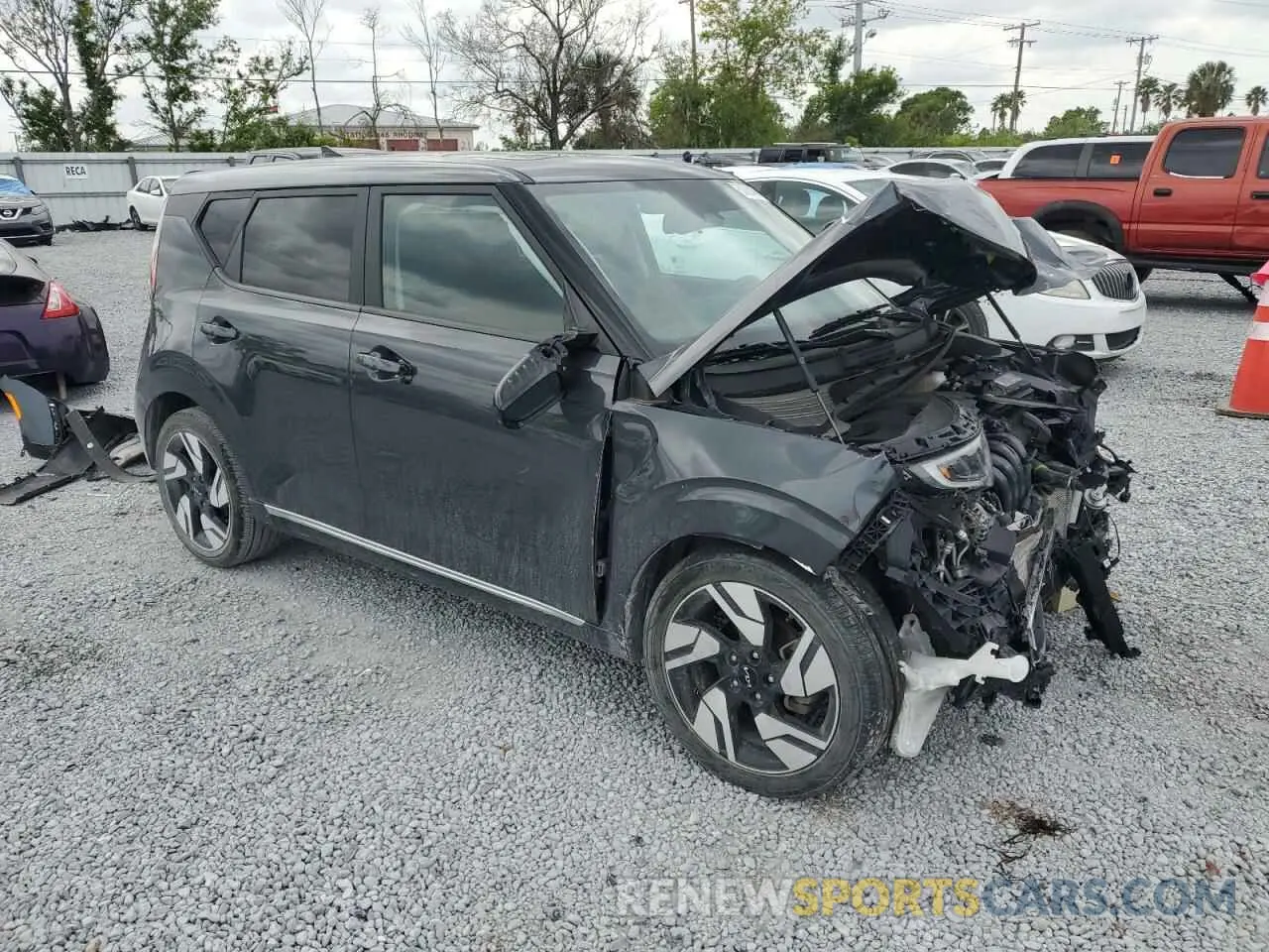4 Photograph of a damaged car KNDJ53AU3R7896825 KIA SOUL 2024
