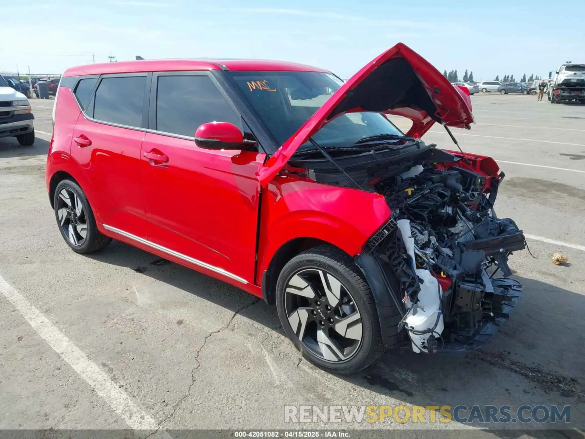 1 Photograph of a damaged car KNDJ53AU6R7221969 KIA SOUL 2024