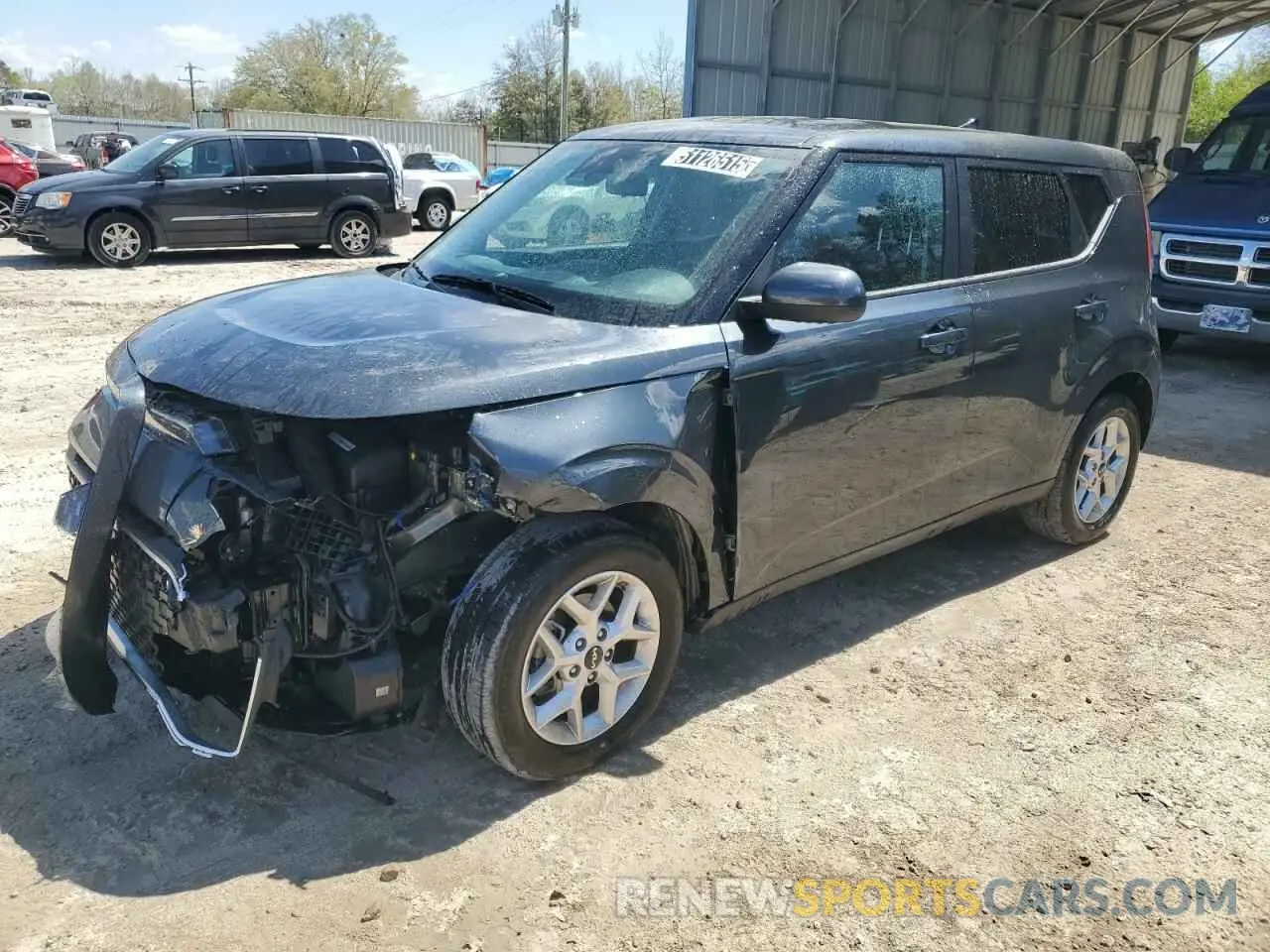 1 Photograph of a damaged car KNDJ23AU8S7254244 KIA SOUL 2025