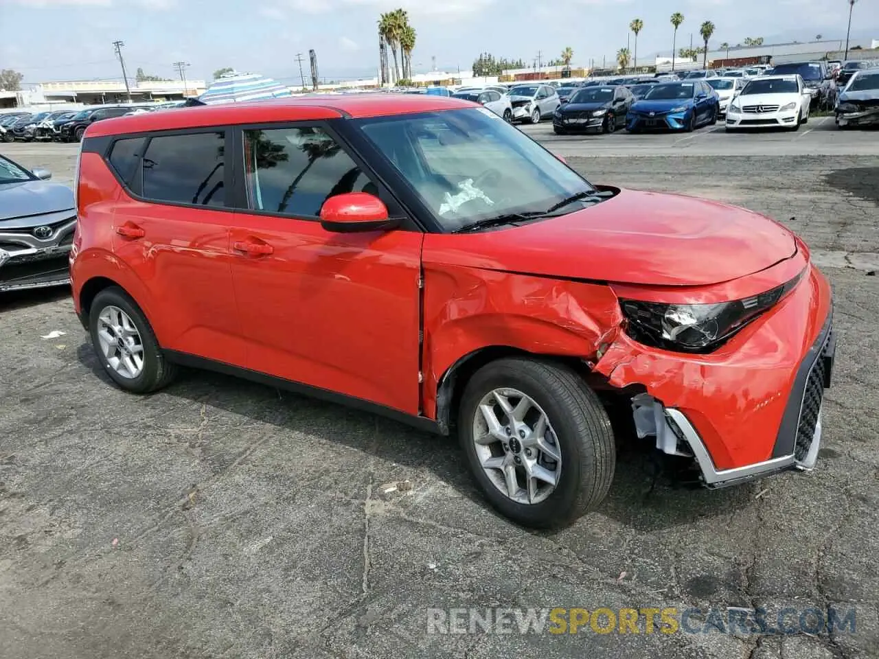 4 Photograph of a damaged car KNDJ23AU8S7254261 KIA SOUL 2025