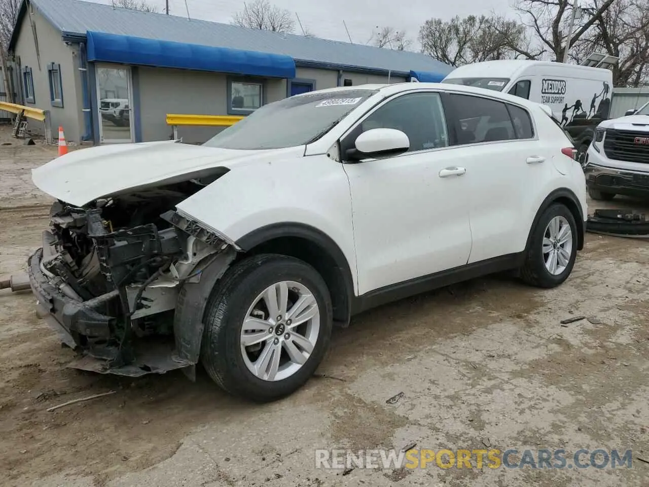 1 Photograph of a damaged car KNDPM3AC0K7612075 KIA SPORTAGE 2019