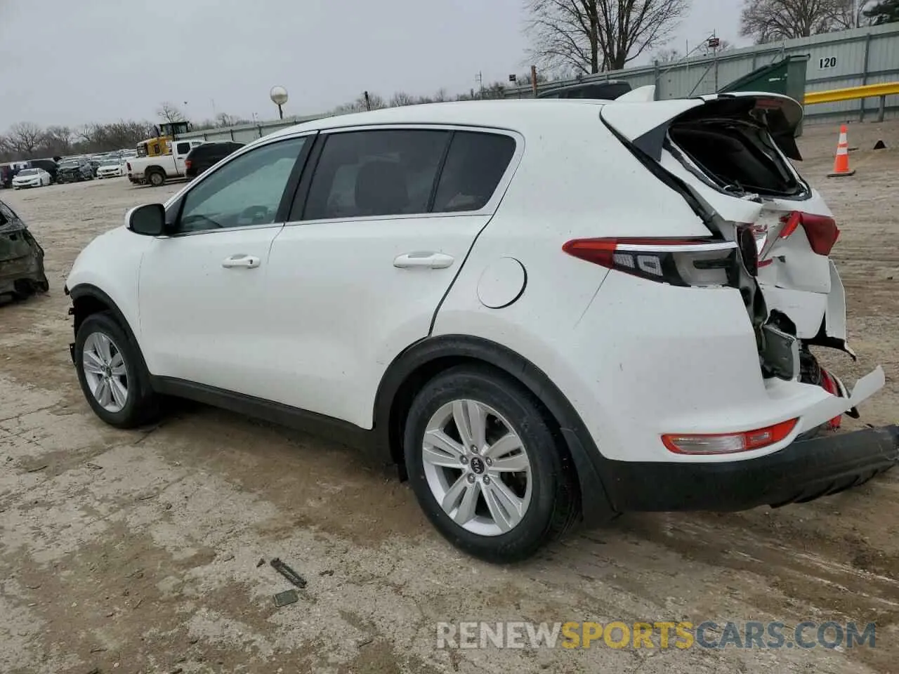 2 Photograph of a damaged car KNDPM3AC0K7612075 KIA SPORTAGE 2019