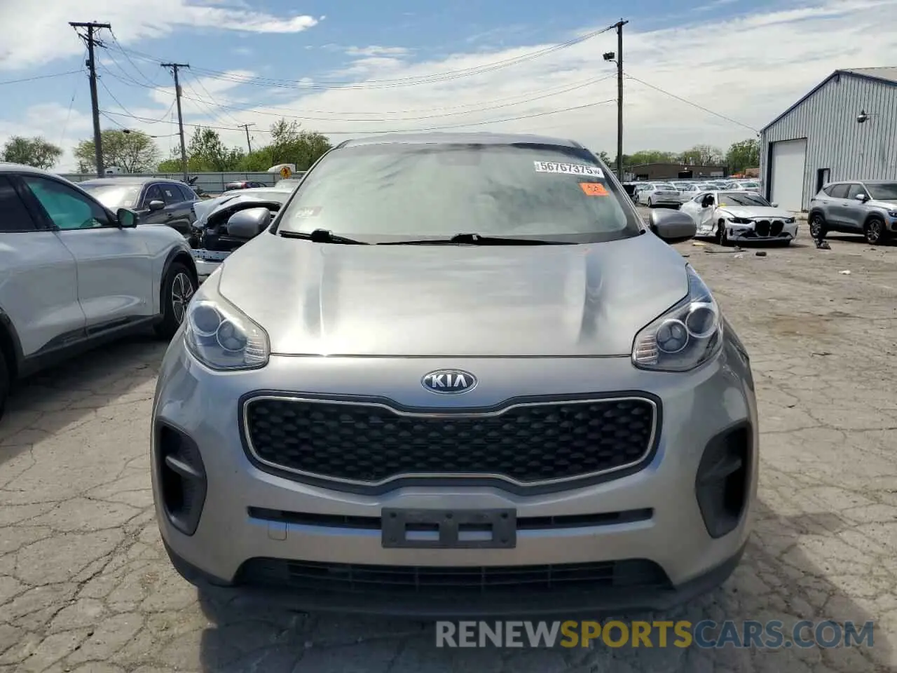 5 Фотография поврежденного автомобиля KNDPM3AC2K7626348 KIA SPORTAGE 2019