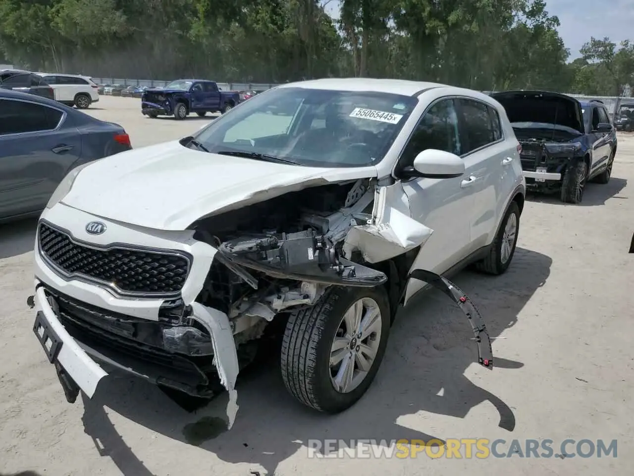 1 Photograph of a damaged car KNDPM3AC5K7513140 KIA SPORTAGE 2019