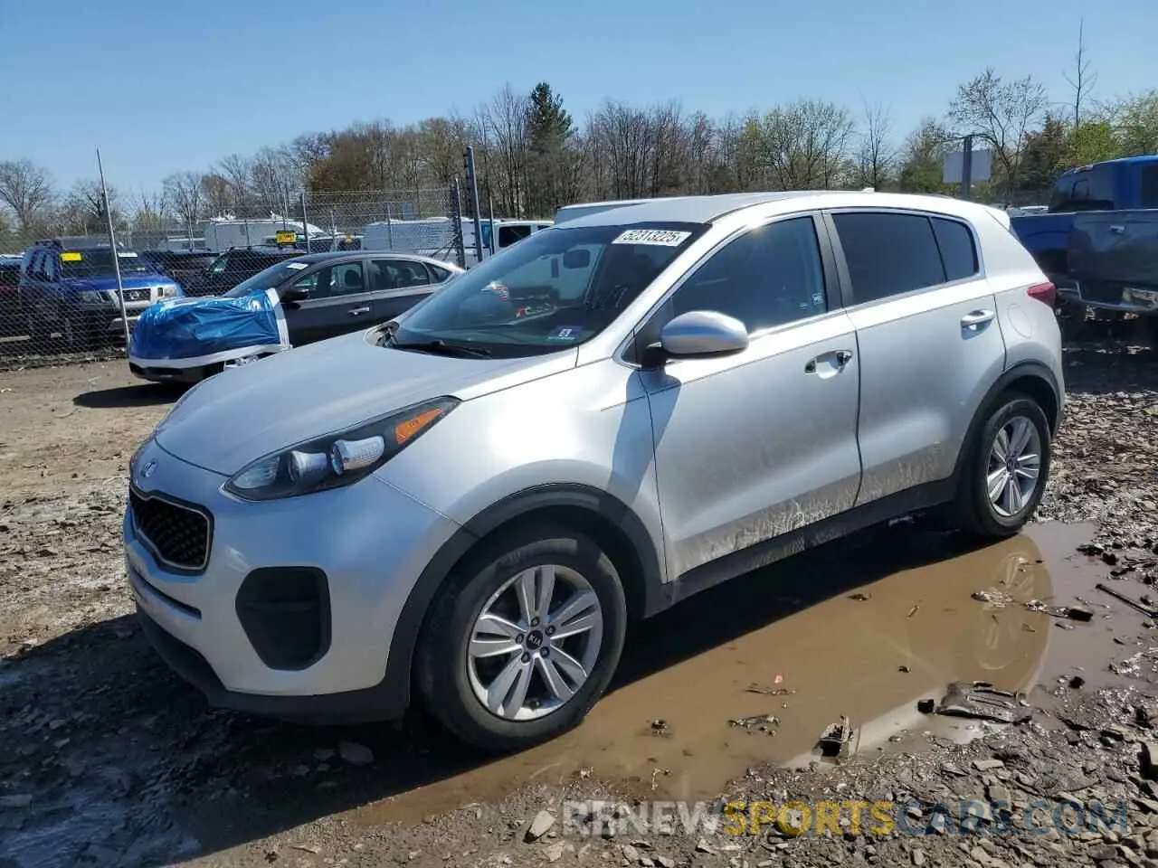 1 Photograph of a damaged car KNDPM3AC7K7558127 KIA SPORTAGE 2019