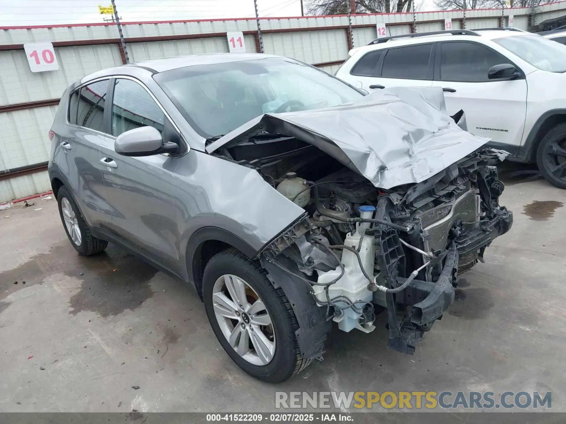 1 Photograph of a damaged car KNDPM3AC8K7569377 KIA SPORTAGE 2019