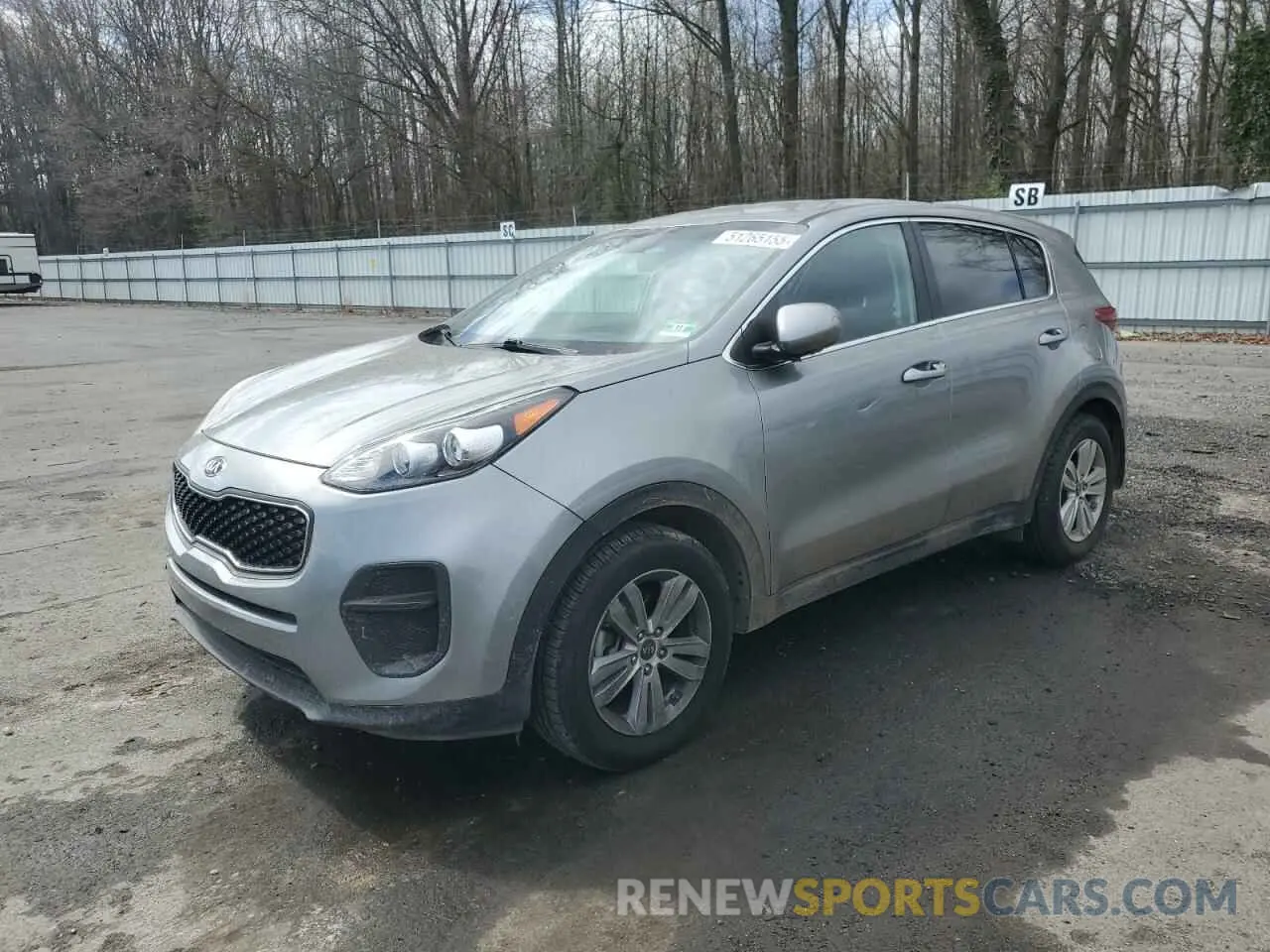 1 Photograph of a damaged car KNDPM3AC8K7627584 KIA SPORTAGE 2019