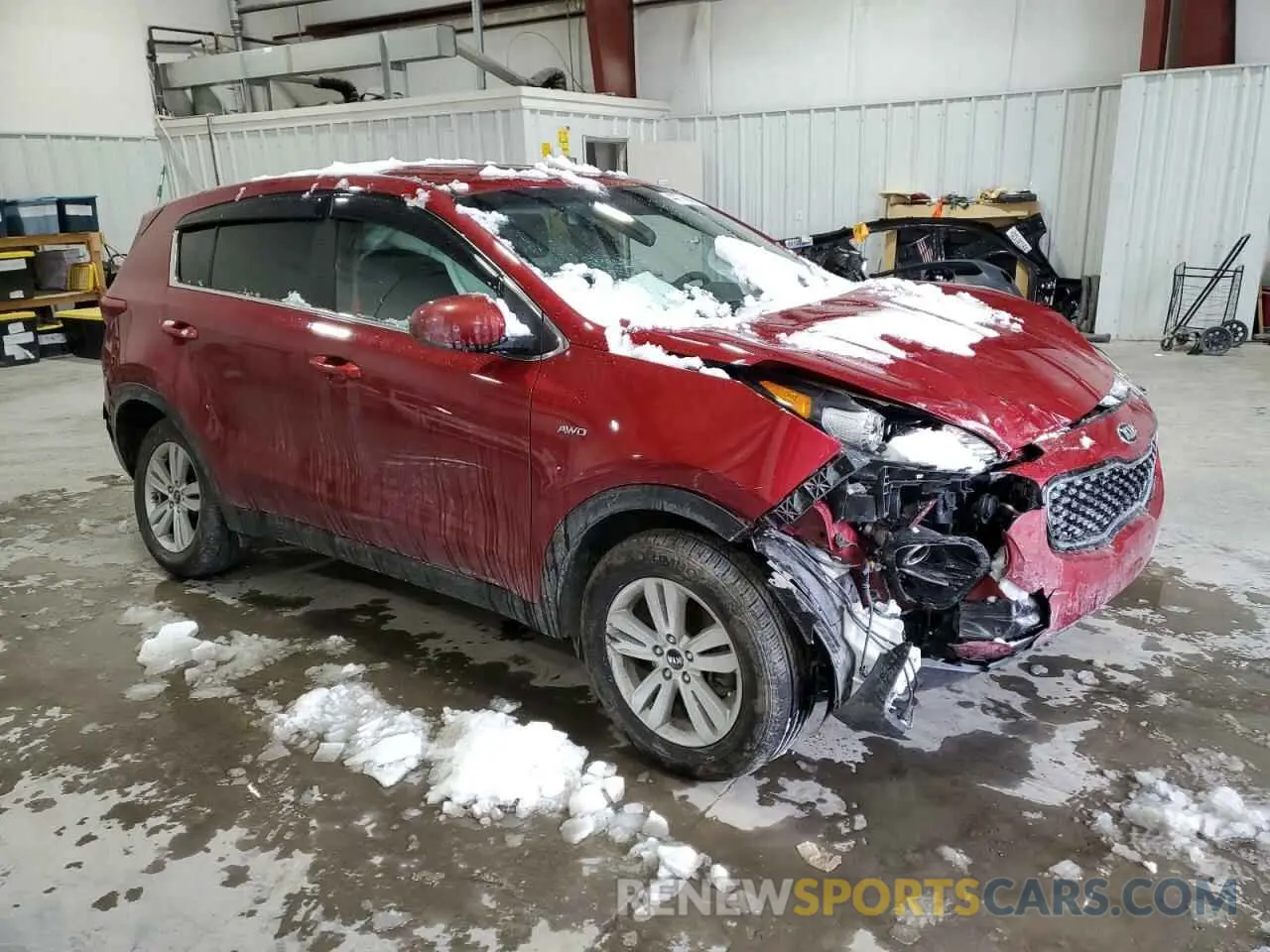 4 Photograph of a damaged car KNDPMCAC0K7620628 KIA SPORTAGE 2019