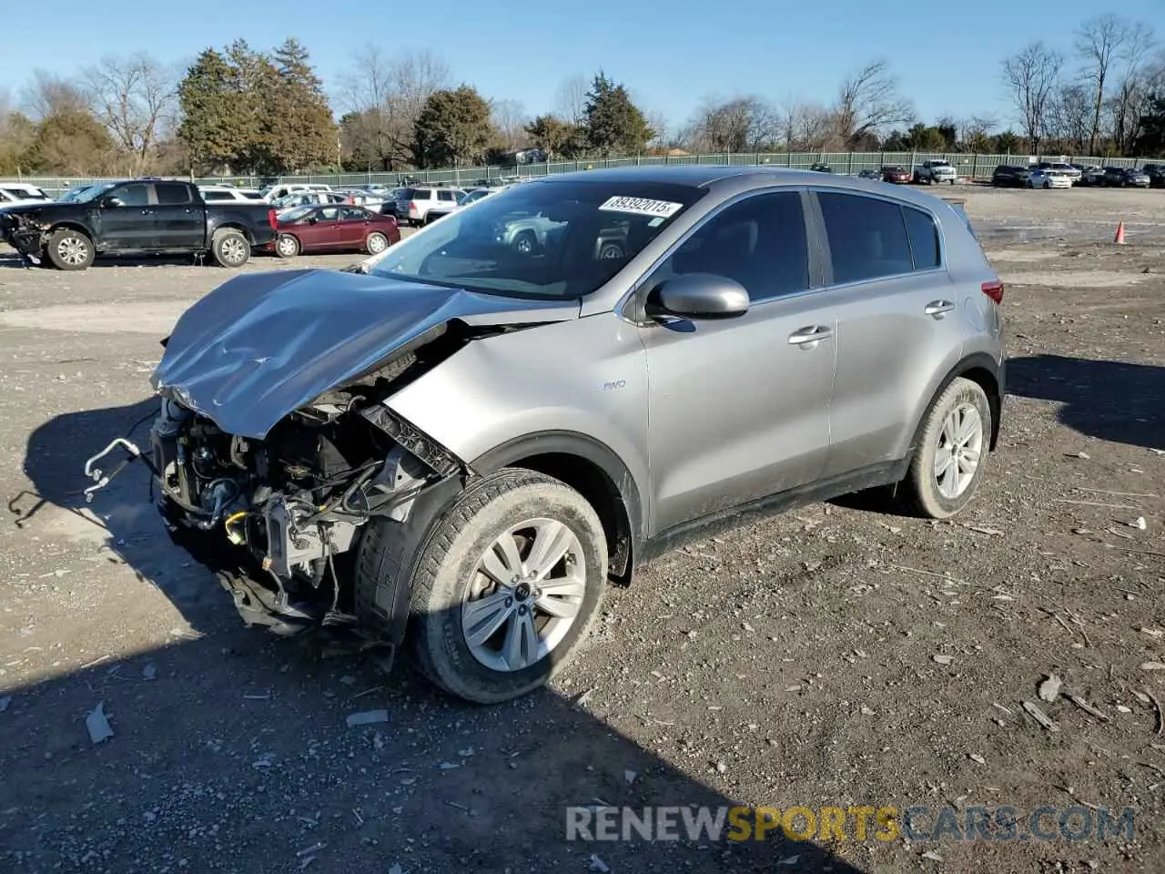 1 Фотография поврежденного автомобиля KNDPMCAC1K7564599 KIA SPORTAGE 2019