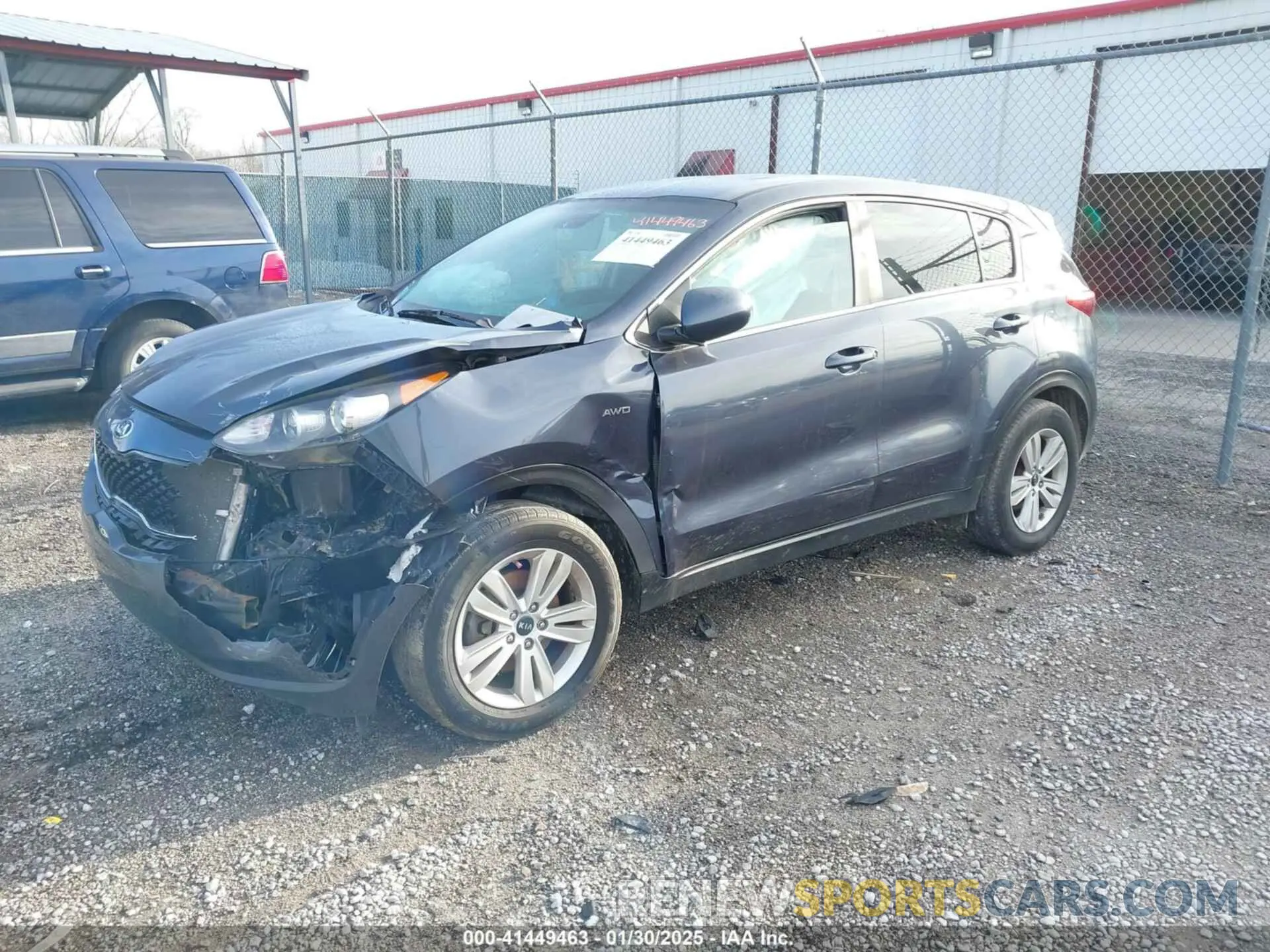 2 Фотография поврежденного автомобиля KNDPMCAC2K7562229 KIA SPORTAGE 2019