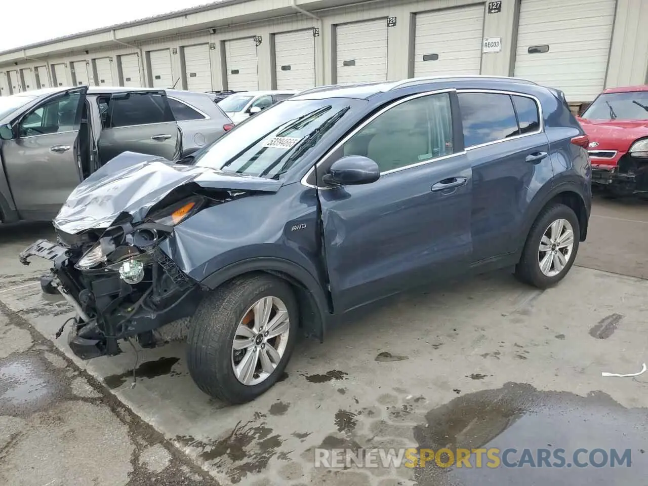 1 Photograph of a damaged car KNDPMCAC4K7605632 KIA SPORTAGE 2019