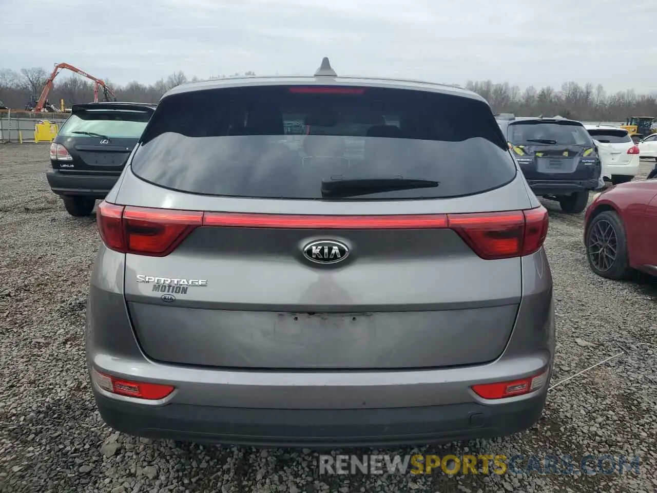 6 Фотография поврежденного автомобиля KNDPMCAC5K7553086 KIA SPORTAGE 2019
