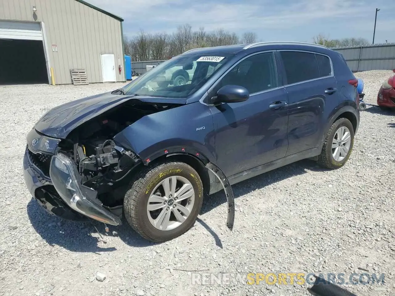 1 Photograph of a damaged car KNDPMCAC5K7613464 KIA SPORTAGE 2019