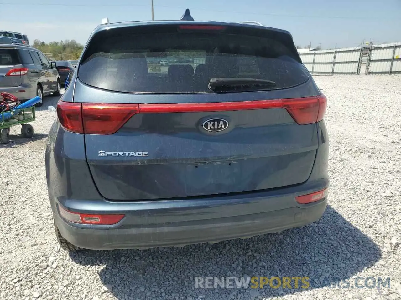 6 Photograph of a damaged car KNDPMCAC5K7613464 KIA SPORTAGE 2019