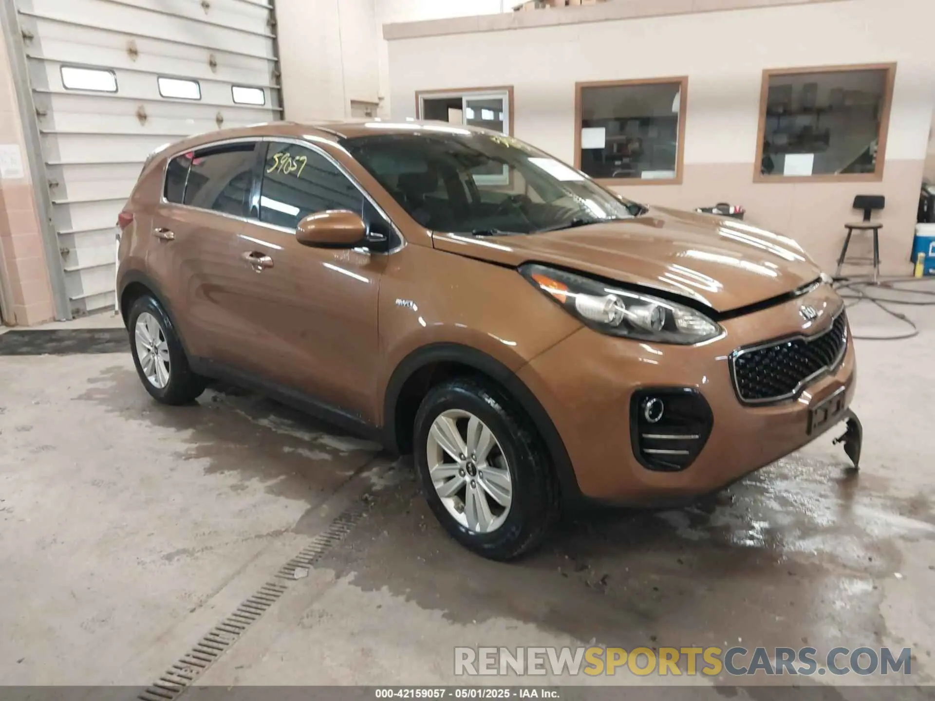 1 Photograph of a damaged car KNDPMCAC6K7568549 KIA SPORTAGE 2019