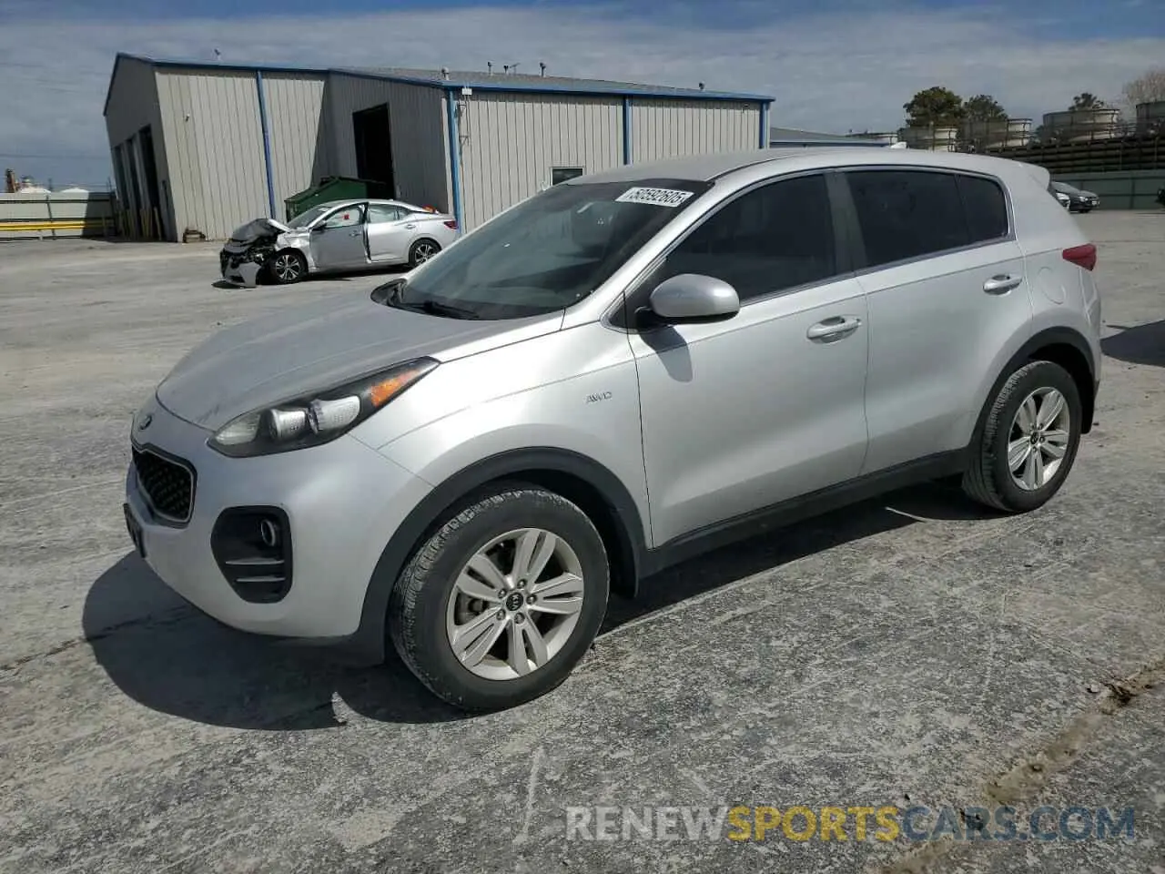1 Фотография поврежденного автомобиля KNDPMCACXK7553701 KIA SPORTAGE 2019