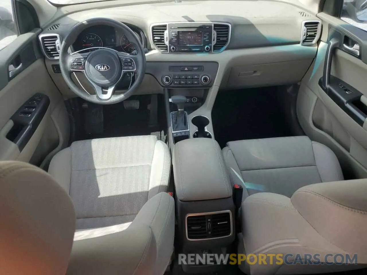 8 Фотография поврежденного автомобиля KNDPMCACXK7553701 KIA SPORTAGE 2019