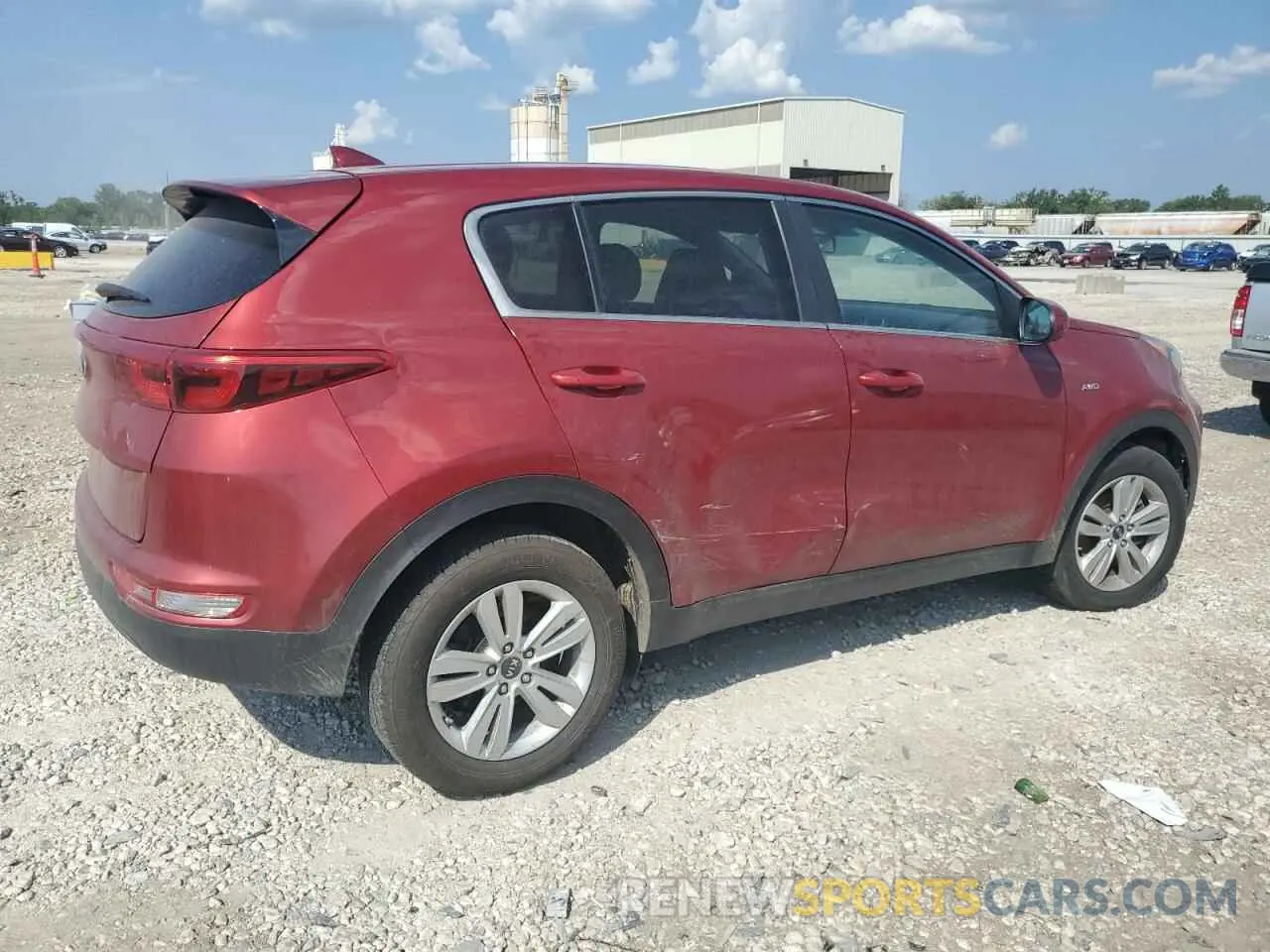 3 Фотография поврежденного автомобиля KNDPMCACXK7560860 KIA SPORTAGE 2019