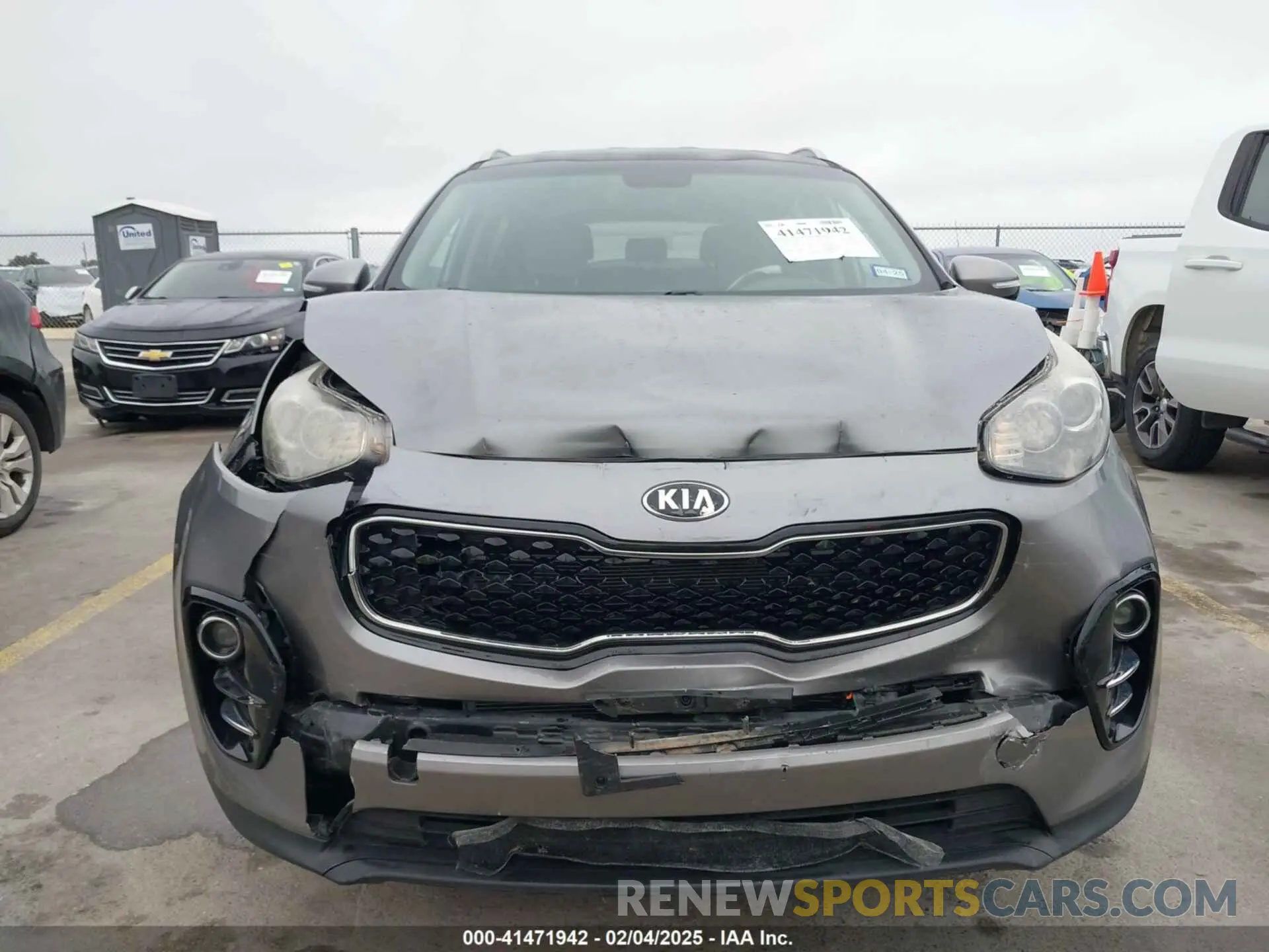 6 Photograph of a damaged car KNDPN3AC4K7536972 KIA SPORTAGE 2019