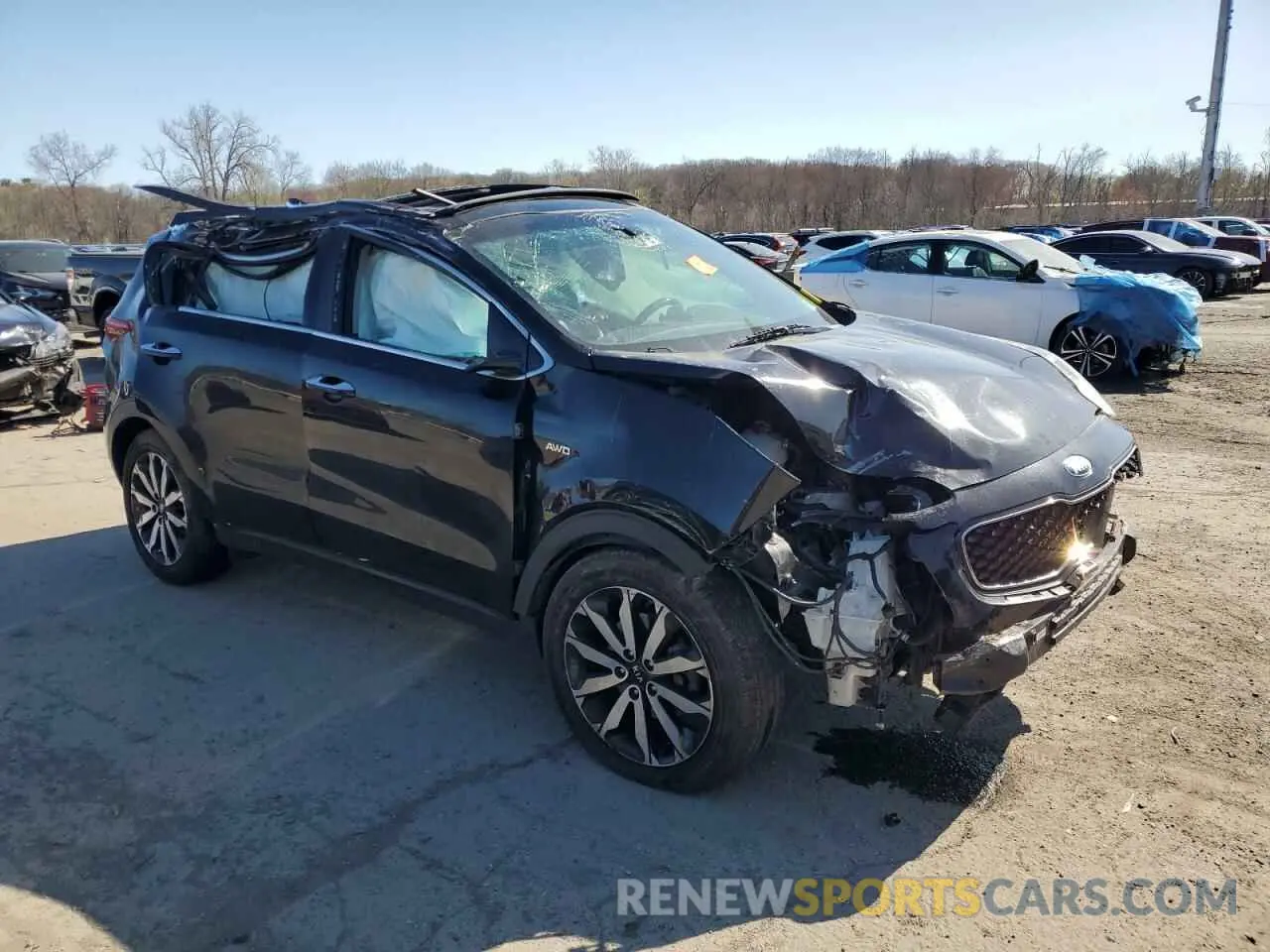 4 Фотография поврежденного автомобиля KNDPNCACXK7550424 KIA SPORTAGE 2019