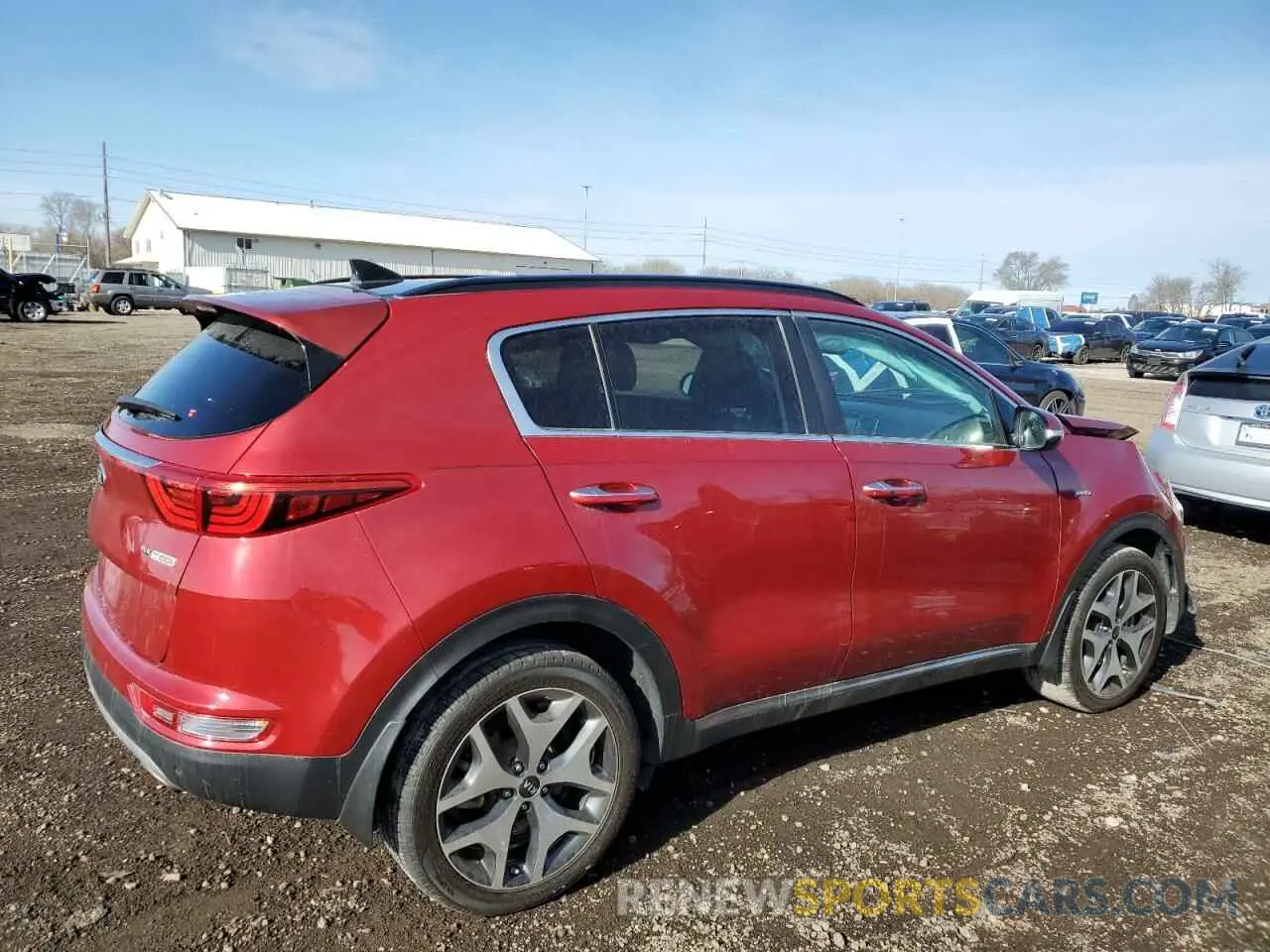 3 Photograph of a damaged car KNDPRCA66K7615753 KIA SPORTAGE 2019