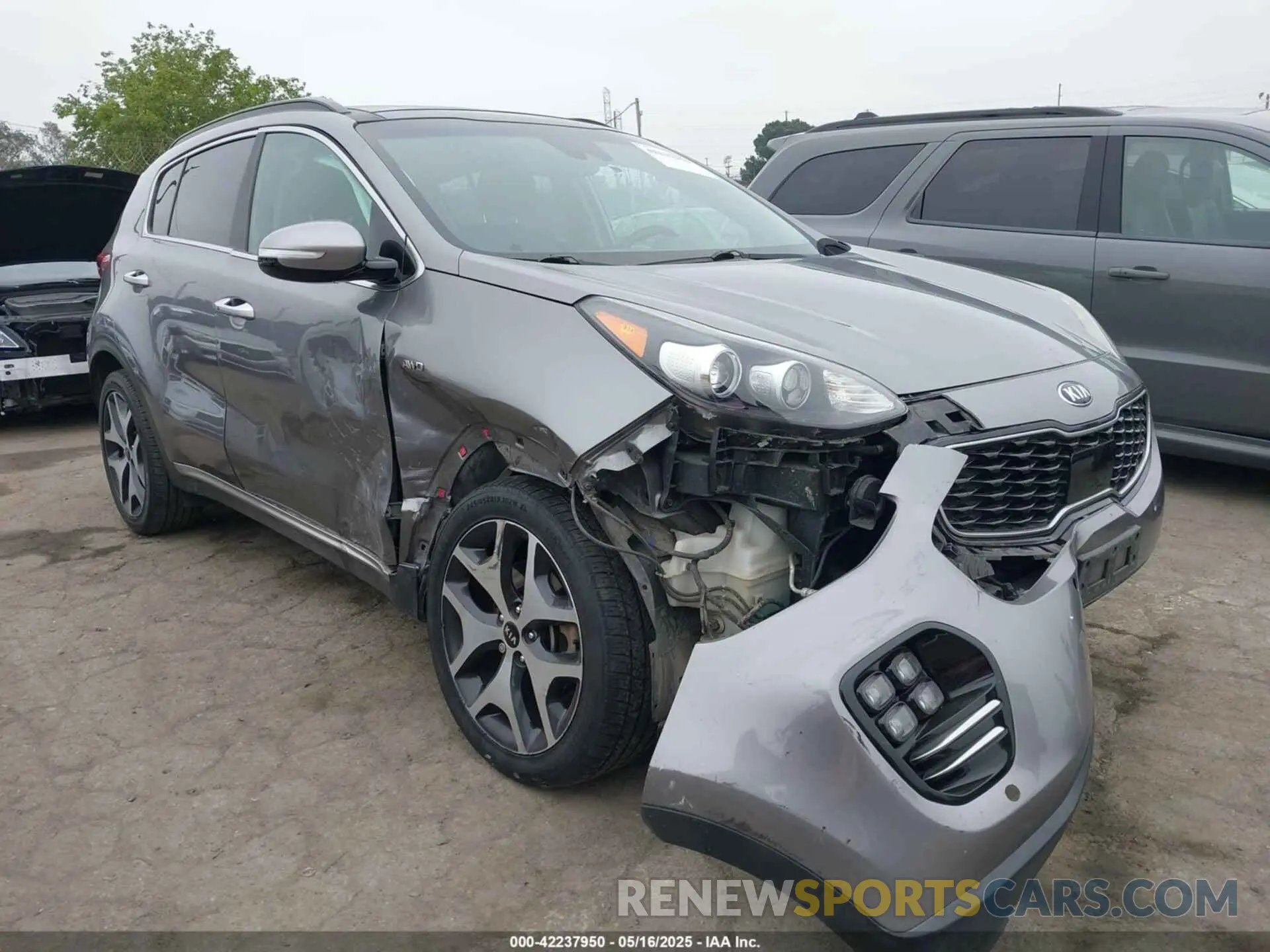 1 Фотография поврежденного автомобиля KNDPRCA69K7540272 KIA SPORTAGE 2019