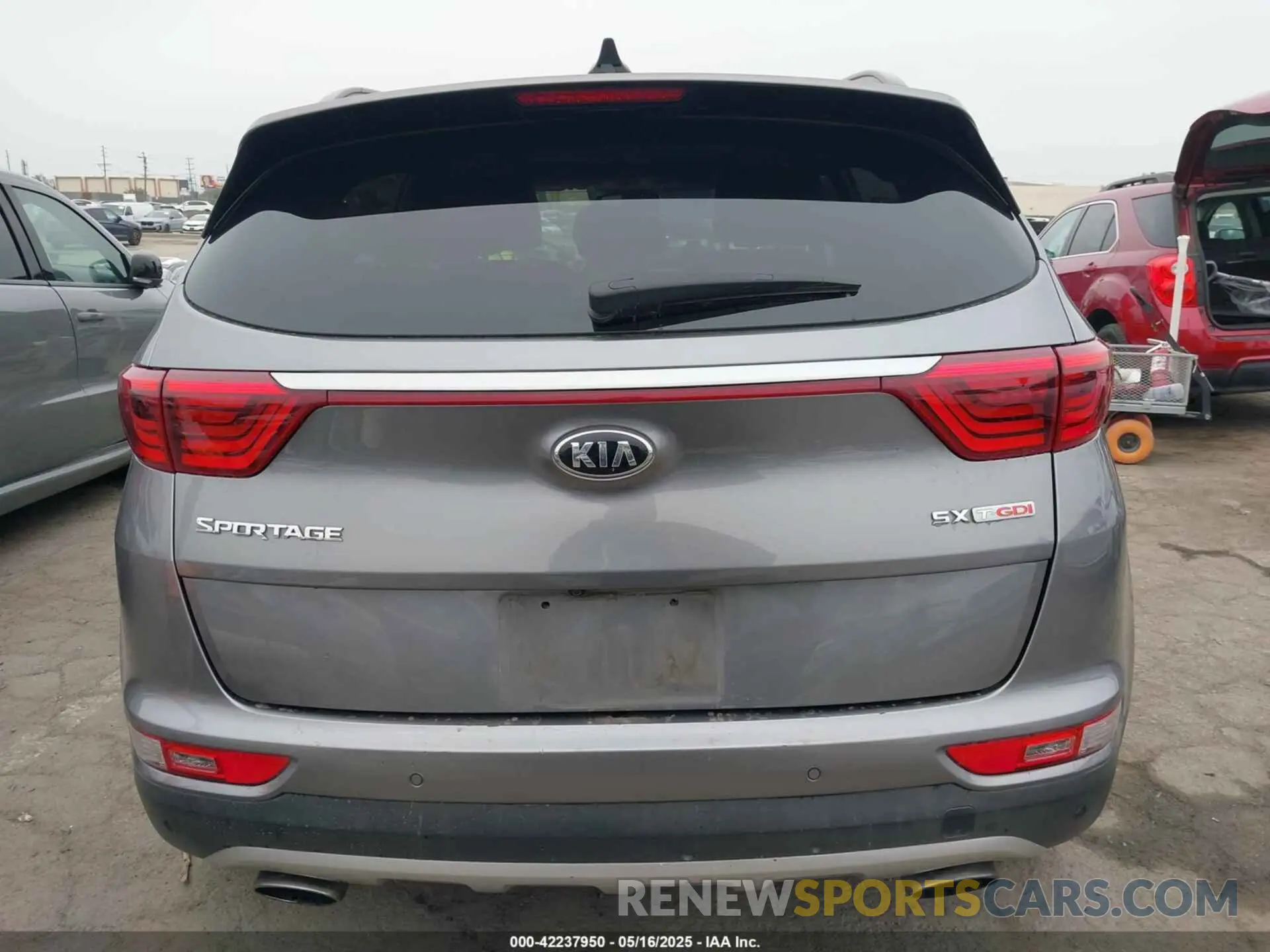 16 Фотография поврежденного автомобиля KNDPRCA69K7540272 KIA SPORTAGE 2019