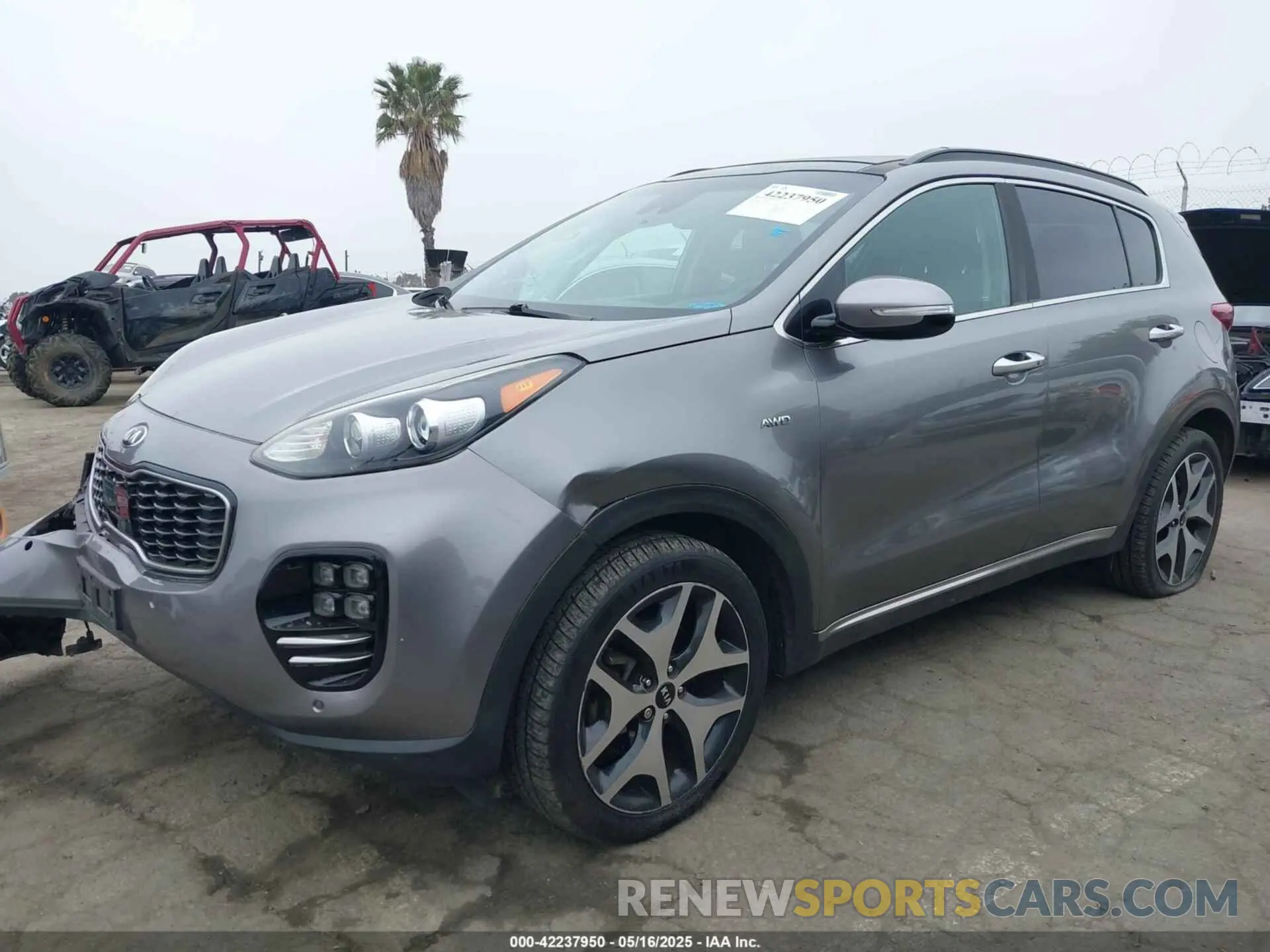 2 Фотография поврежденного автомобиля KNDPRCA69K7540272 KIA SPORTAGE 2019