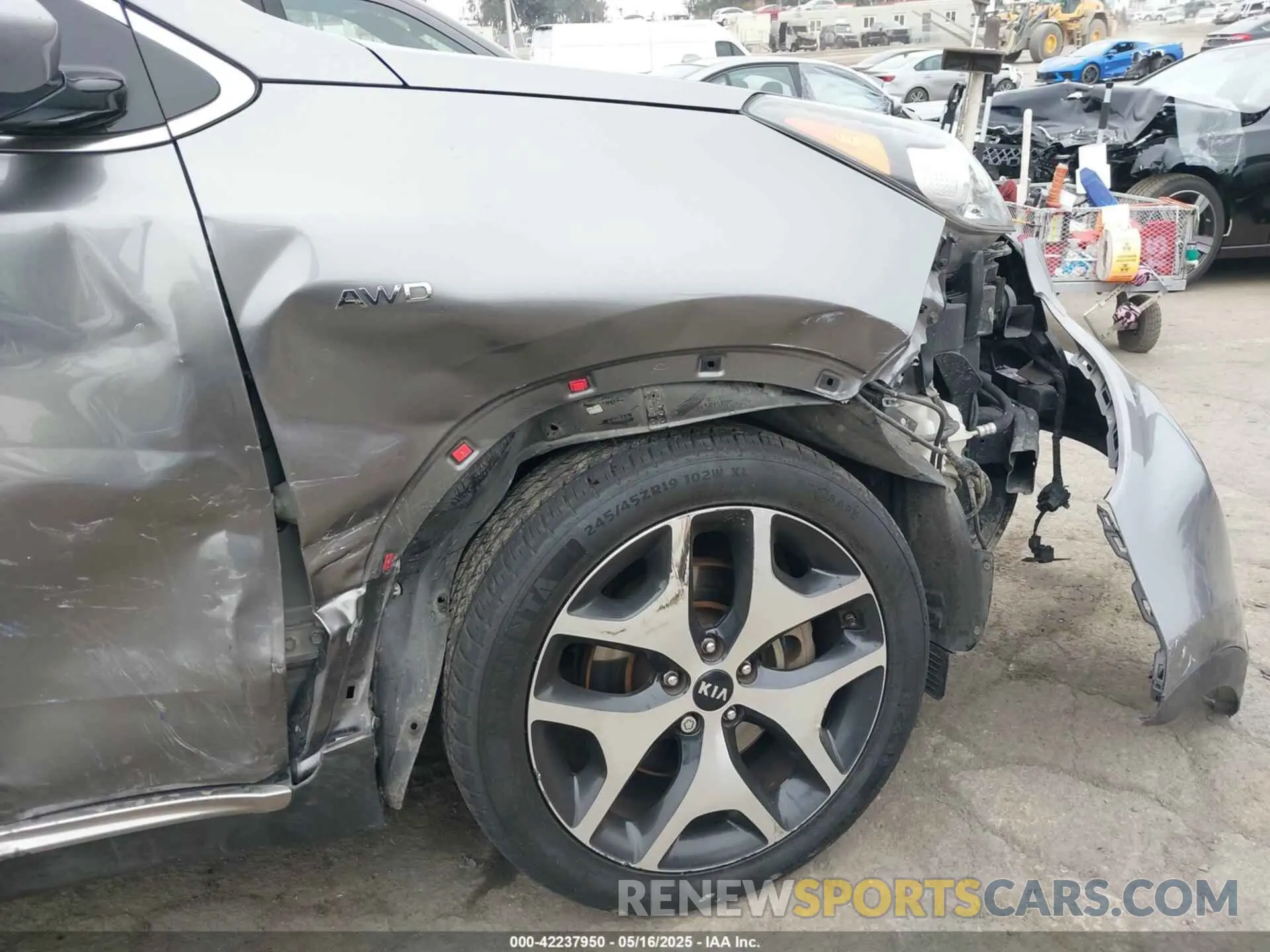 6 Фотография поврежденного автомобиля KNDPRCA69K7540272 KIA SPORTAGE 2019