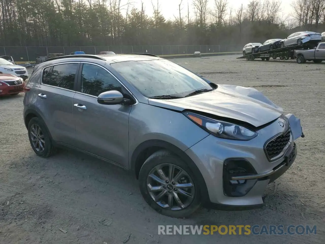4 Фотография поврежденного автомобиля KNDP63AC4L7785304 KIA SPORTAGE 2020