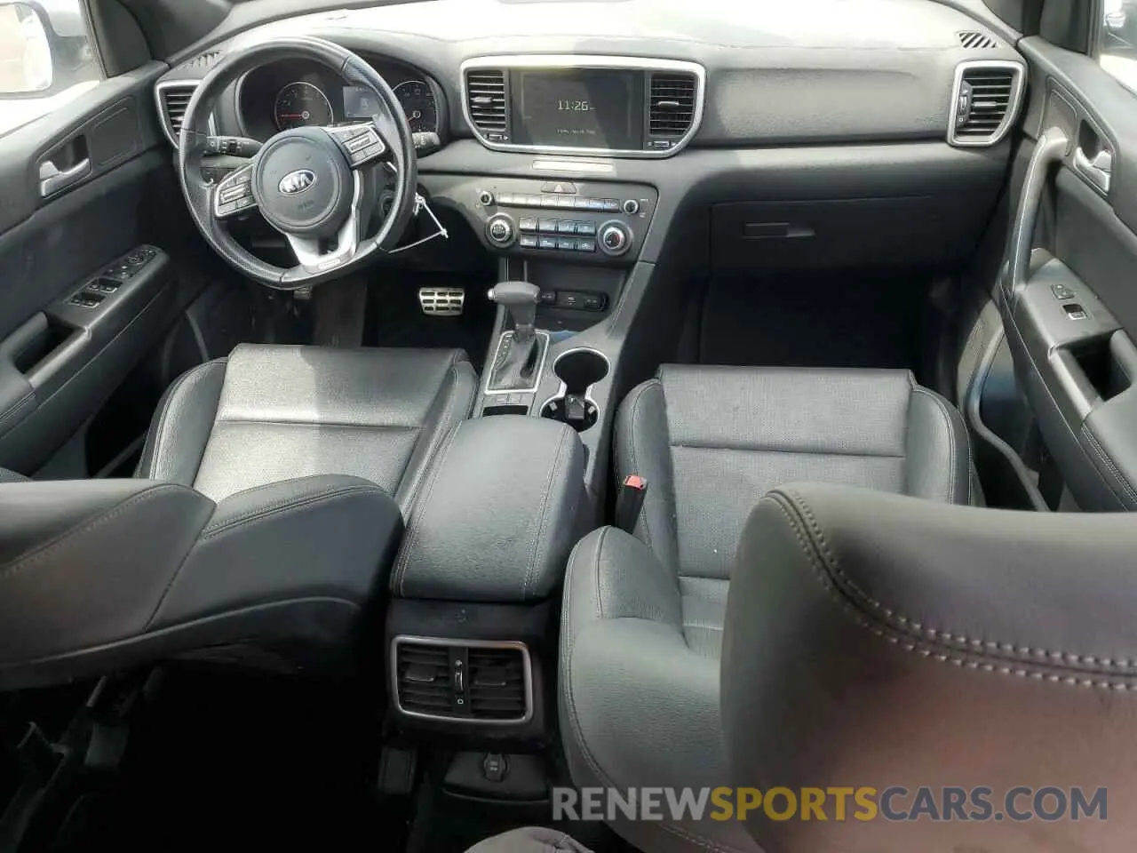 8 Фотография поврежденного автомобиля KNDP63ACXL7725902 KIA SPORTAGE 2020