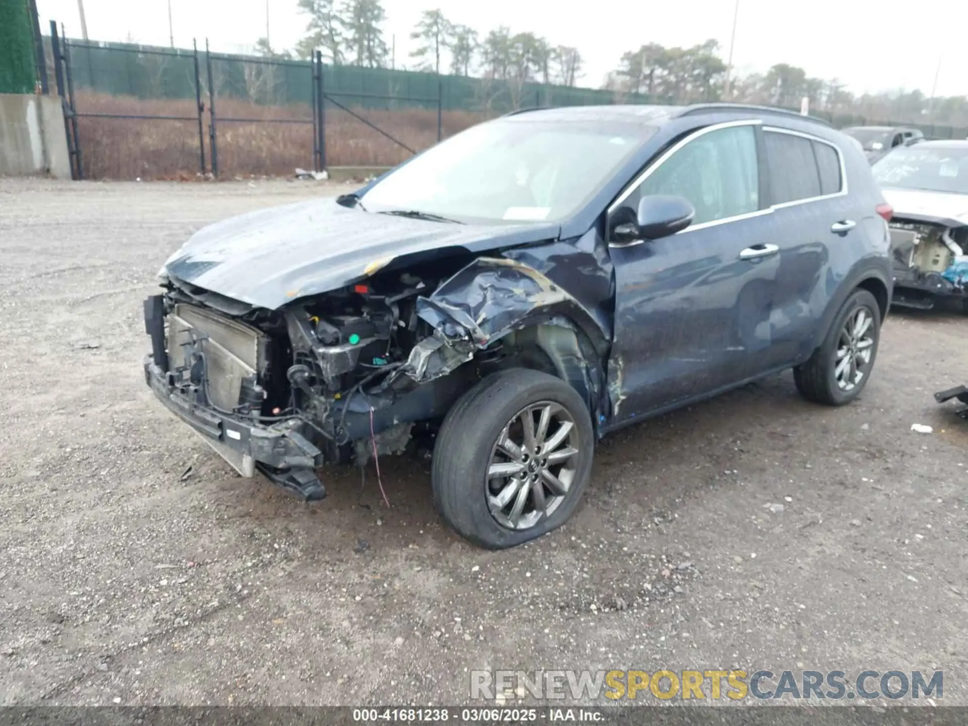 2 Фотография поврежденного автомобиля KNDP6CAC0L7791858 KIA SPORTAGE 2020